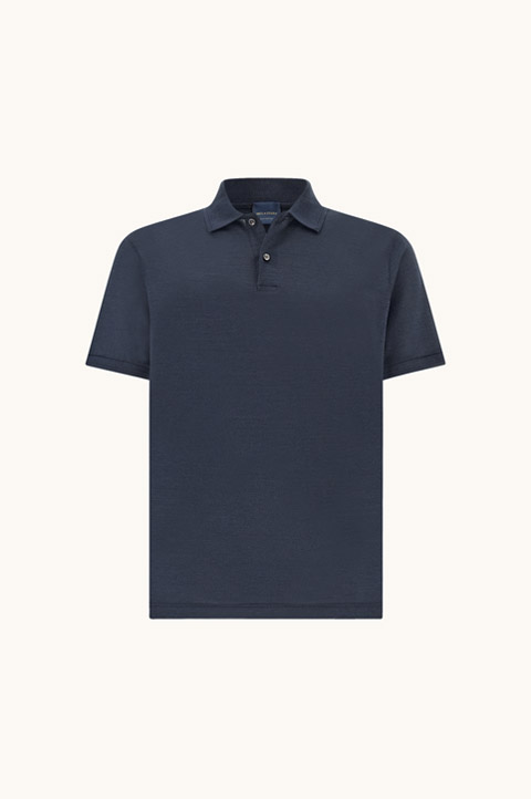 Polo de algod&oacute;n y seda