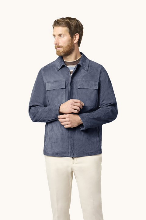 Овершерт из замши Aqualeather