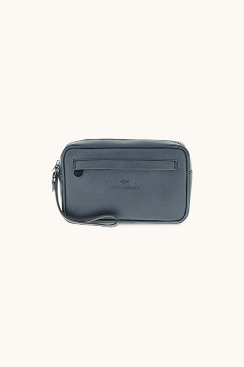 Saffiano Leather Clutch