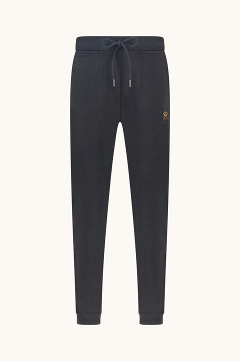 Pantalon de sport en coton avec badge iconique