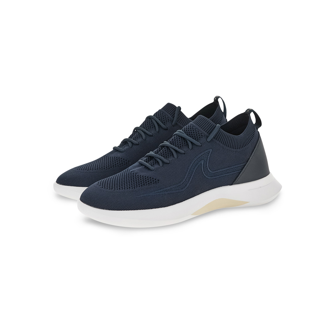 PAUL & SHARK Aqua Slip-On Sneakers for Men in Navy, Size 45 - Image 3