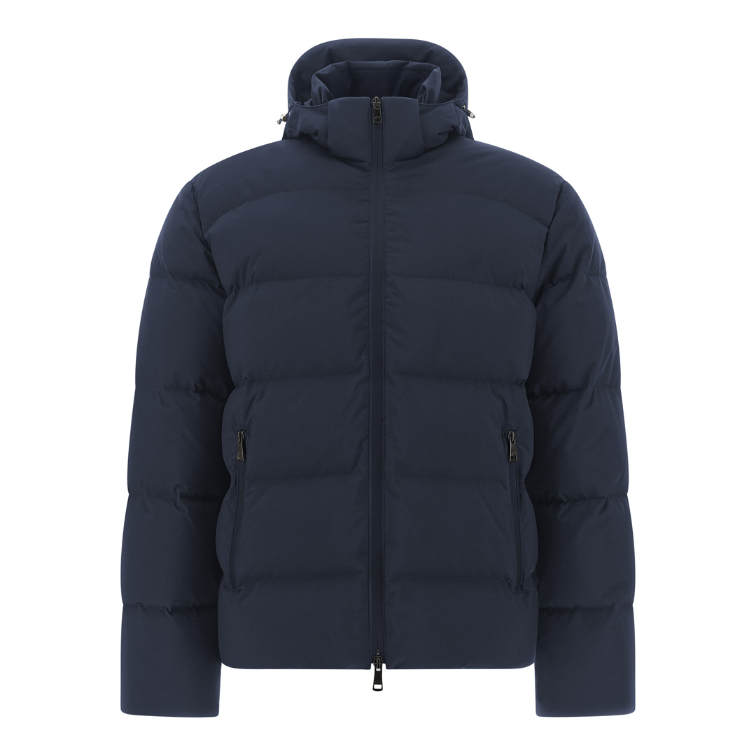 Paul & Shark Men's Blue Down Jacket With Hood - Image 2