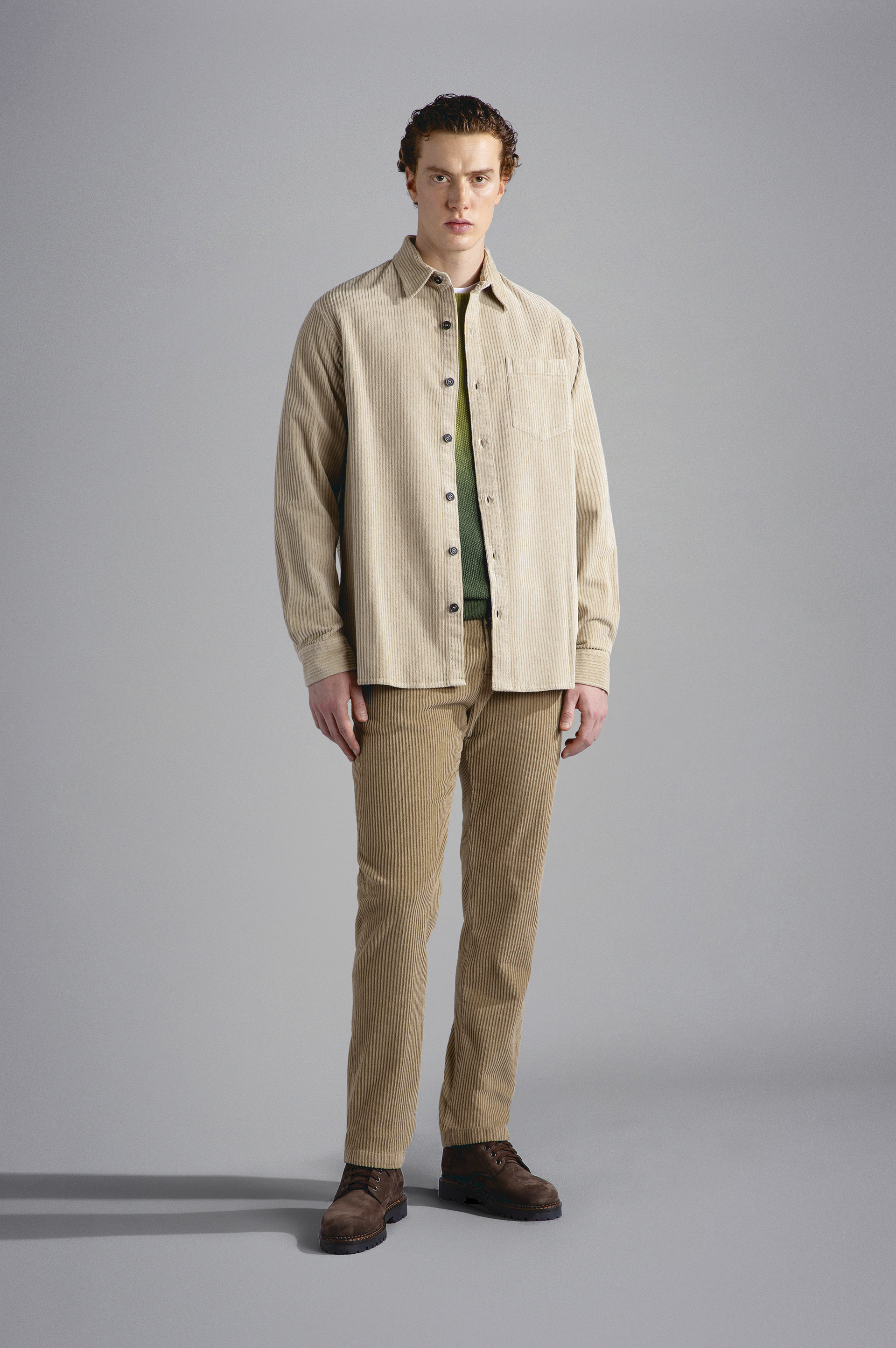 Garment dyed Summer Wool crewneck Sweater image number 2