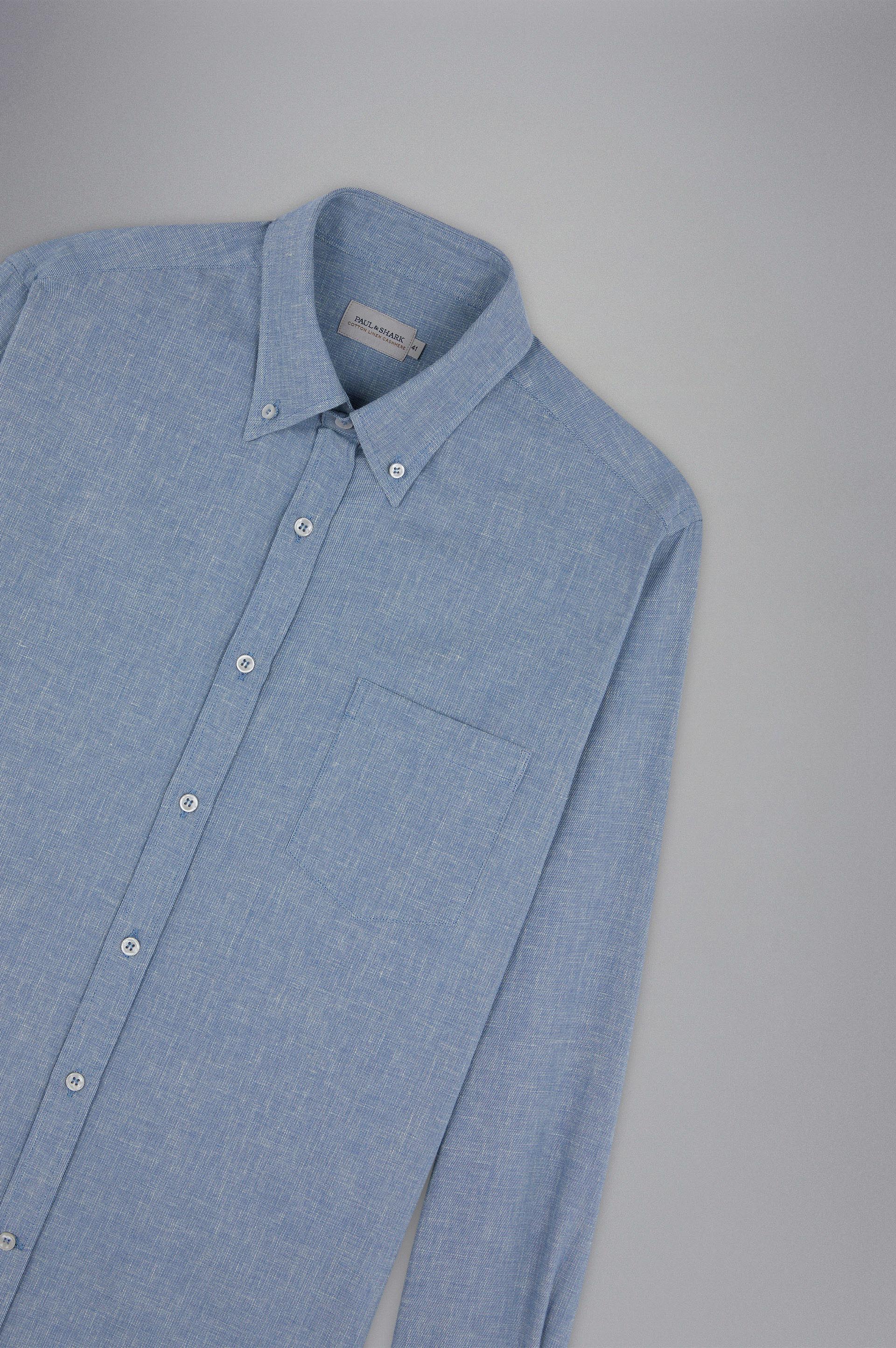 Cotton linen cashmere Shirt image number 5 Cotton linen cashmere Shirt image number 5
