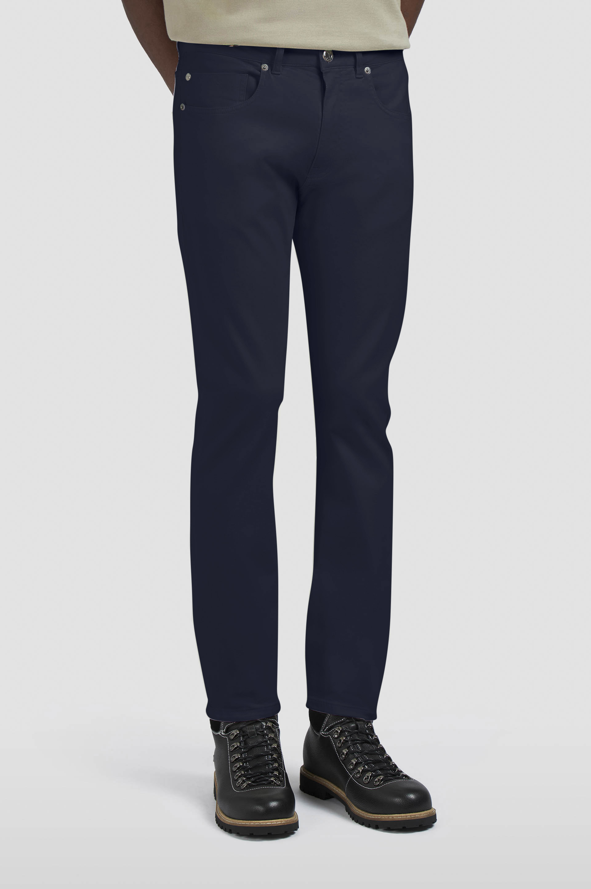 Pantalon 5 poches en coton stretch image number 0 Pantalon 5 poches en coton stretch image number 0