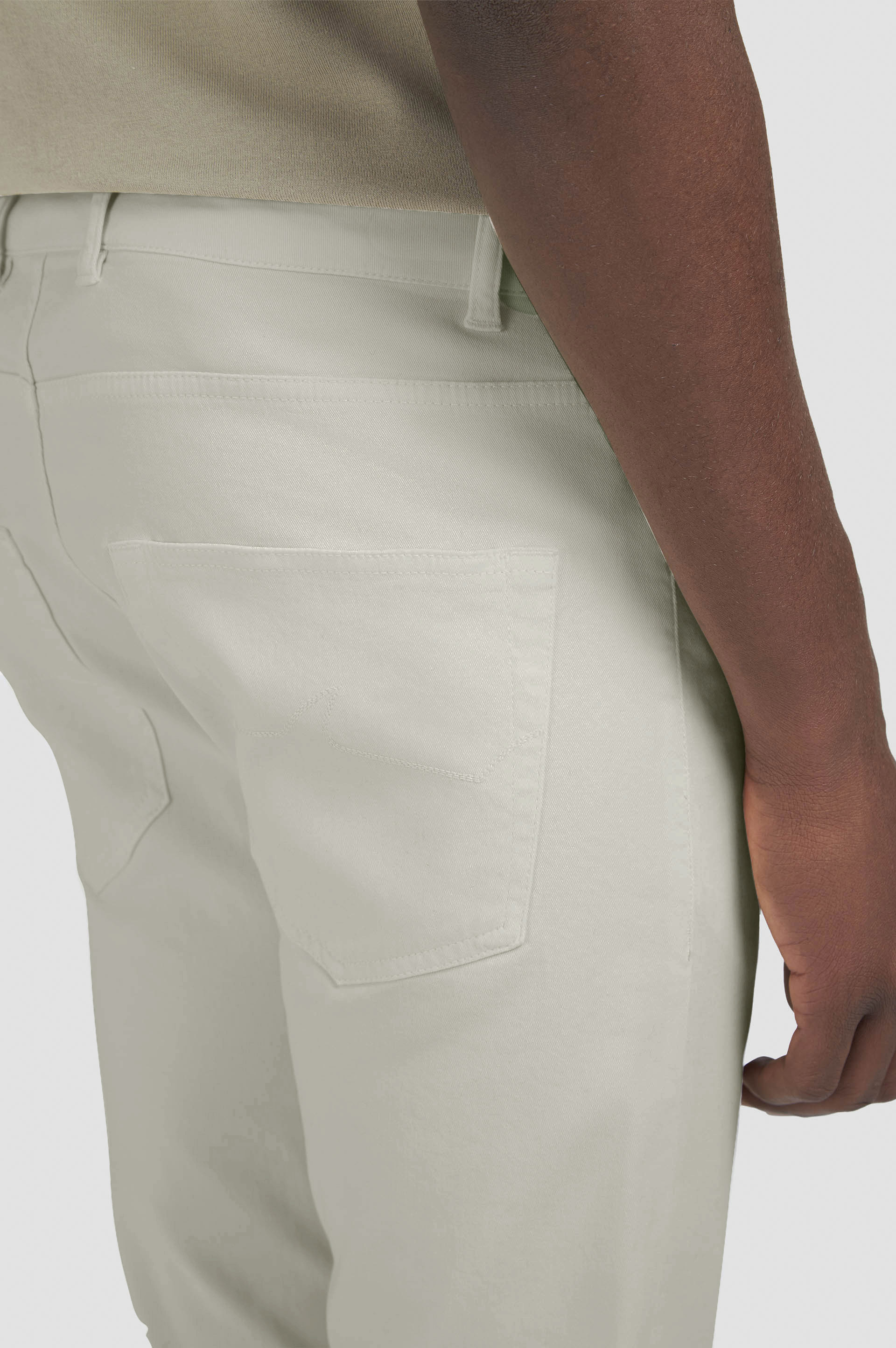 Stretch cotton 5 pockets Trousers image number 4