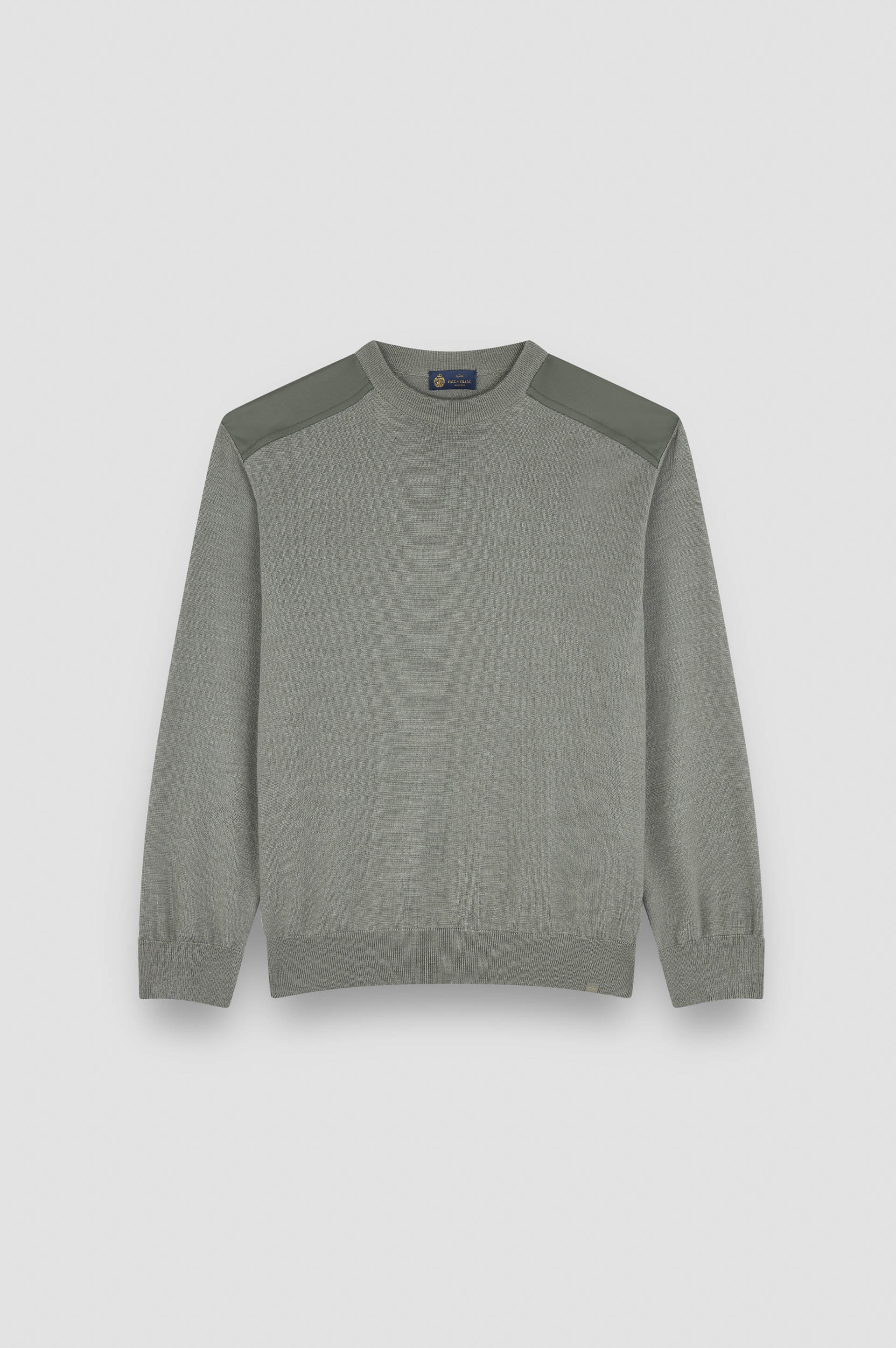 Wool and silk crewneck sweater image number 1