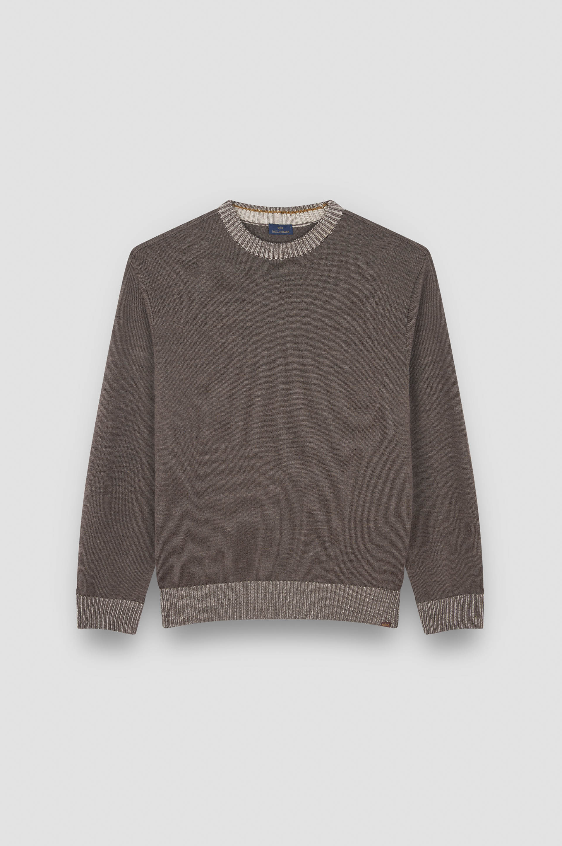 Soft Cool Touch wool crewneck Sweater image number 1