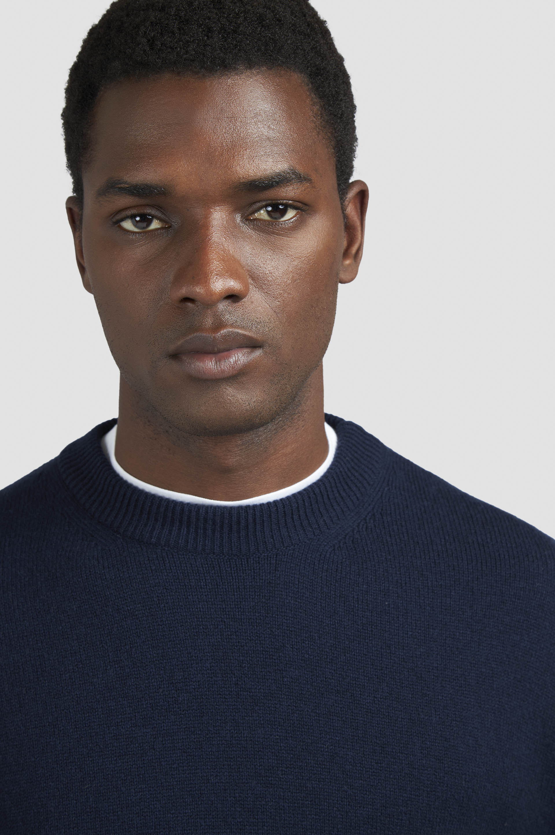 Wool and cashmere crewneck sweater image number 4