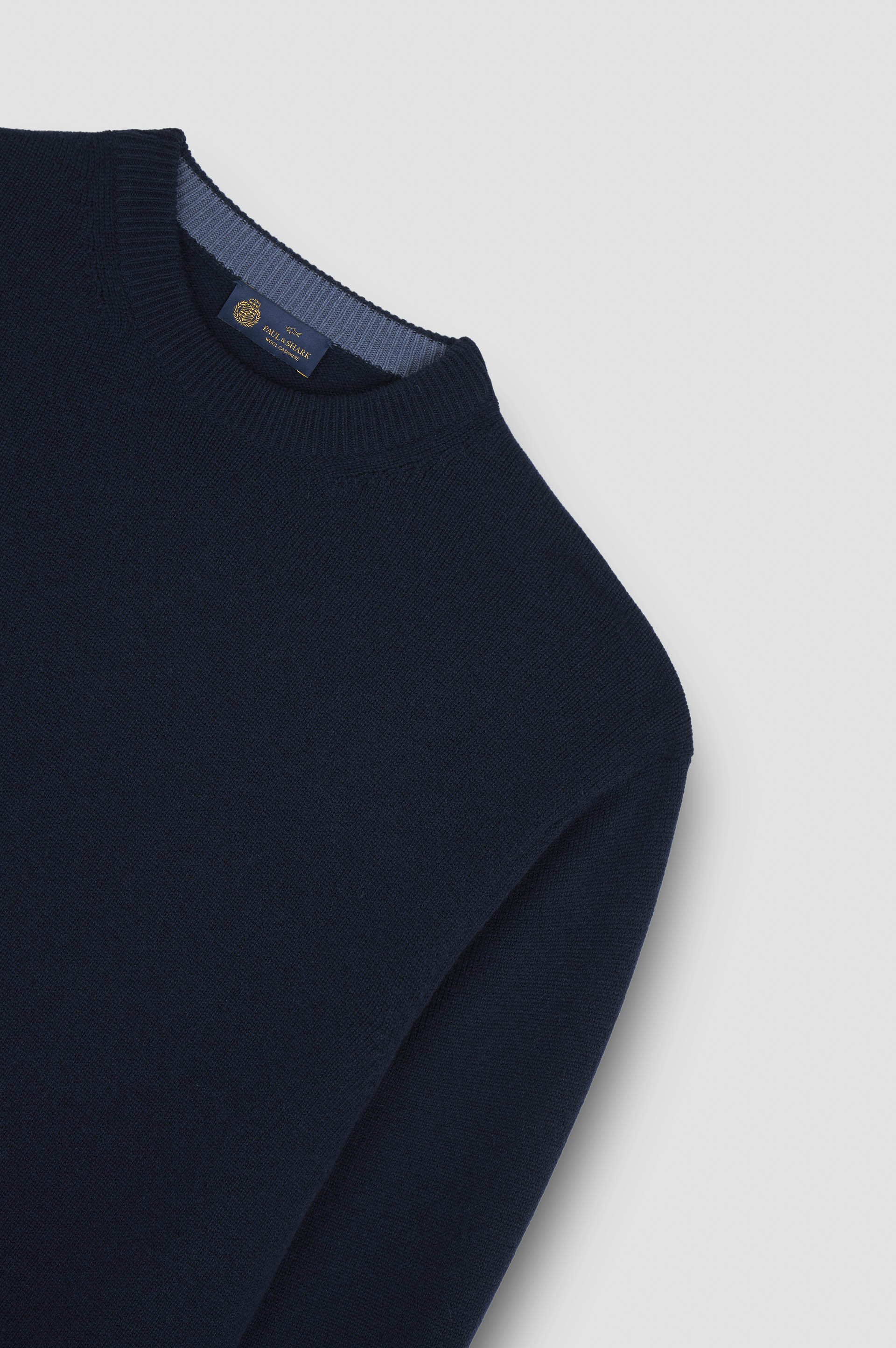 Wool and cashmere crewneck sweater image number 5