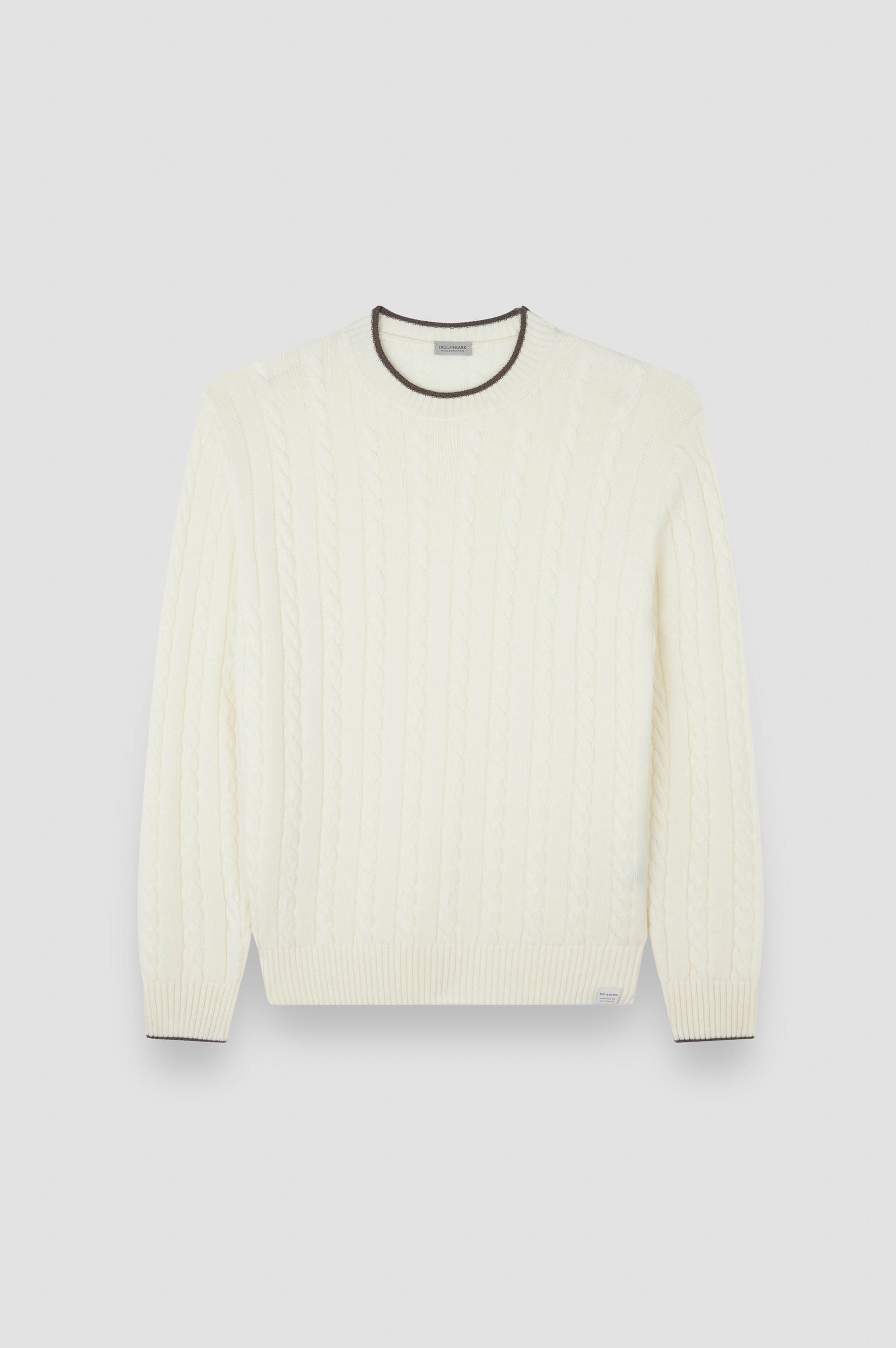 Pull à col roulé en laine et cachemire image number 1