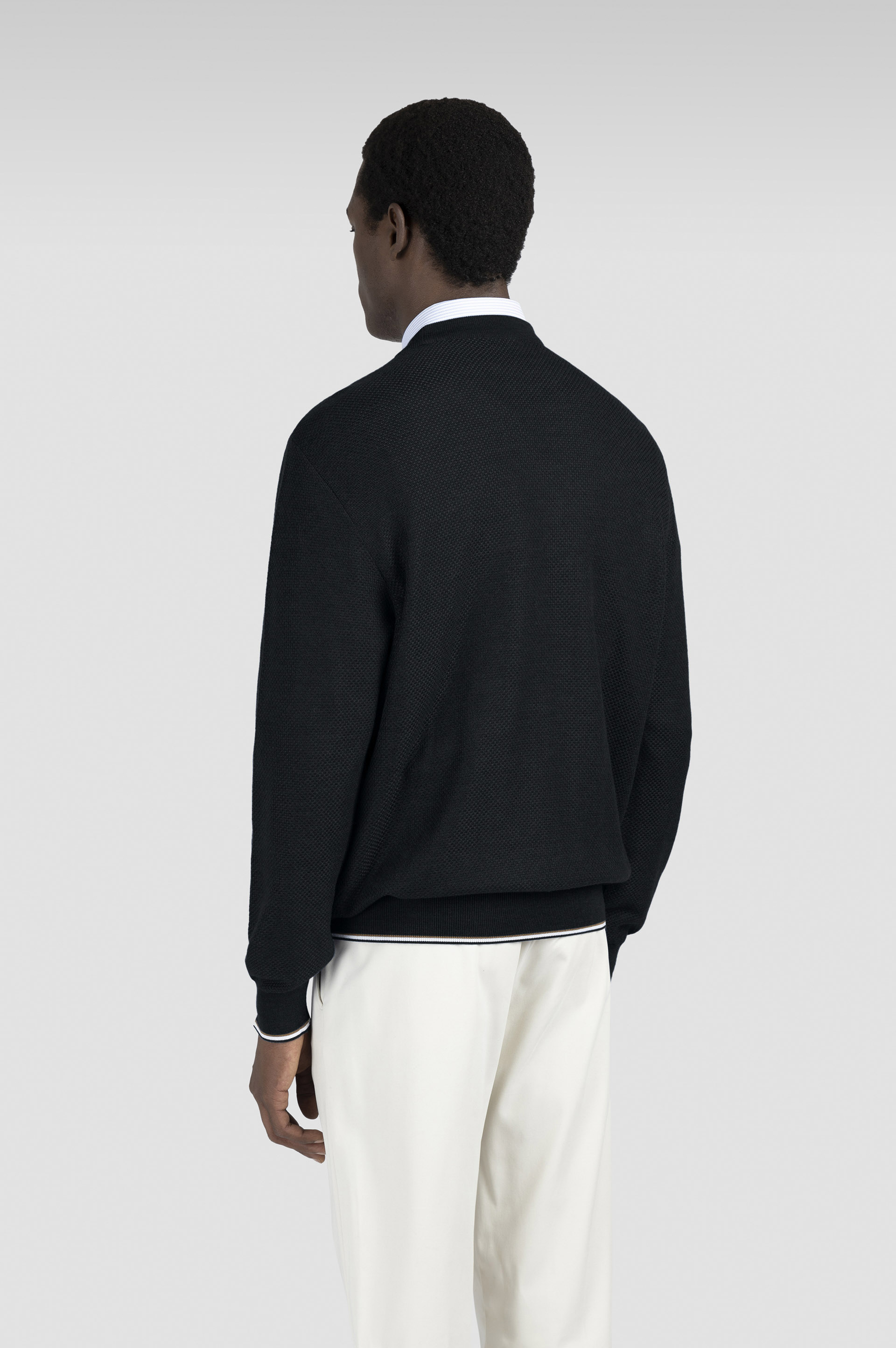 Extra Soft Wool crewneck sweater image number 3