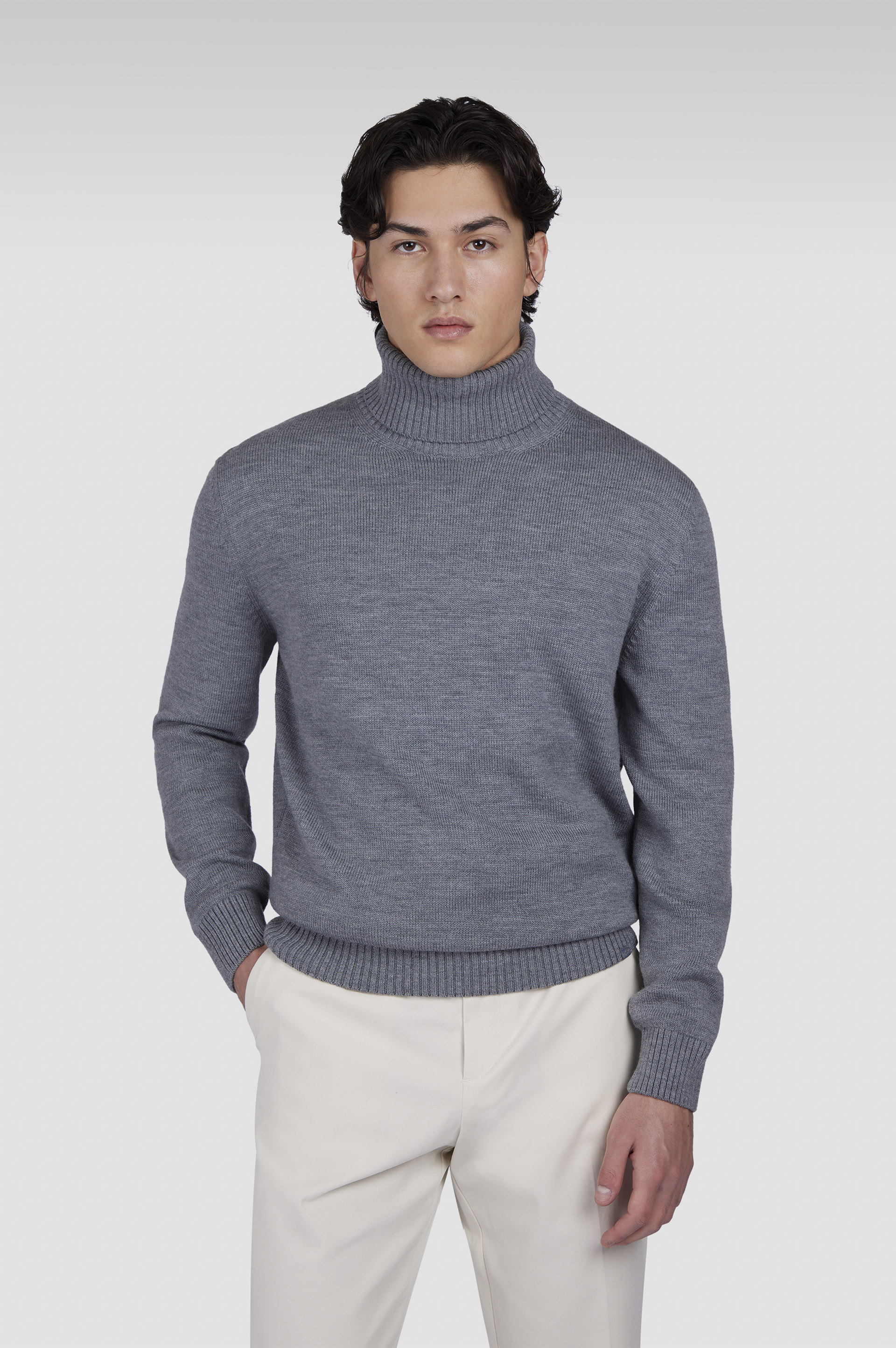 Soft Cool Touch wool turtleneck image number 0