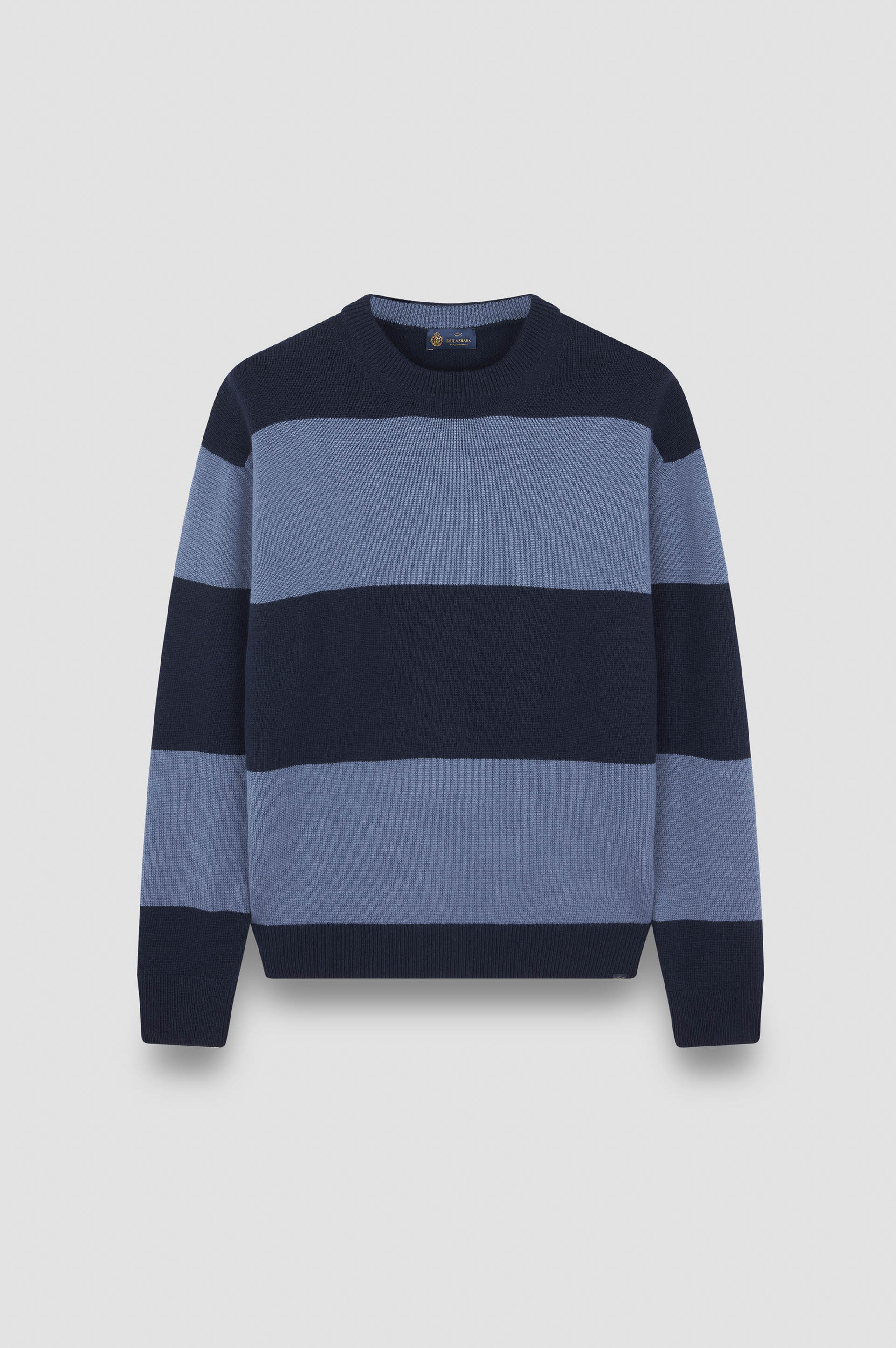 Wool and cashmere crewneck sweater image number 1 Wool and cashmere crewneck sweater image number 1