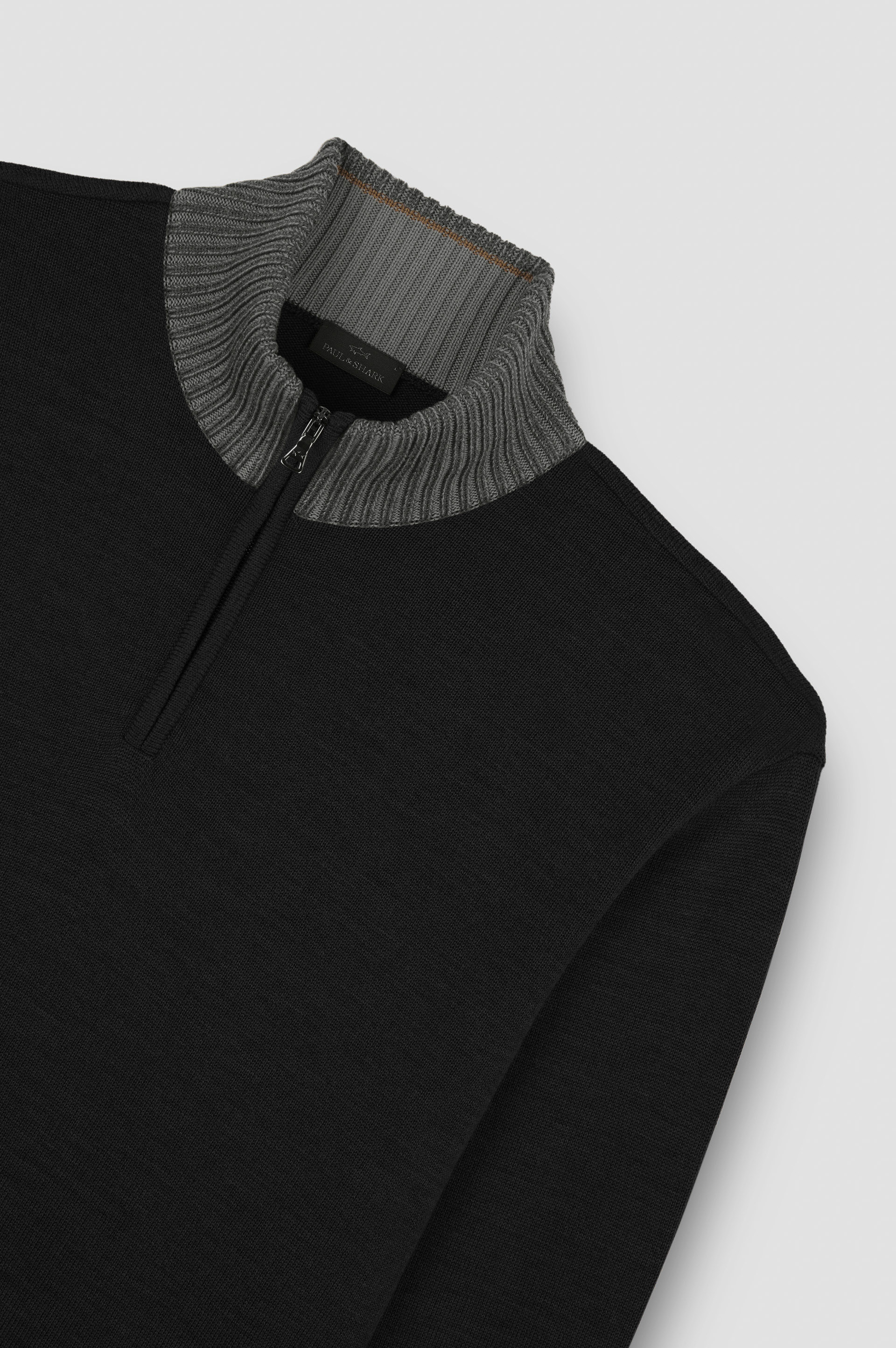 Halbreißverschluss Pullover aus Soft Cool Touch Wolle image number 4