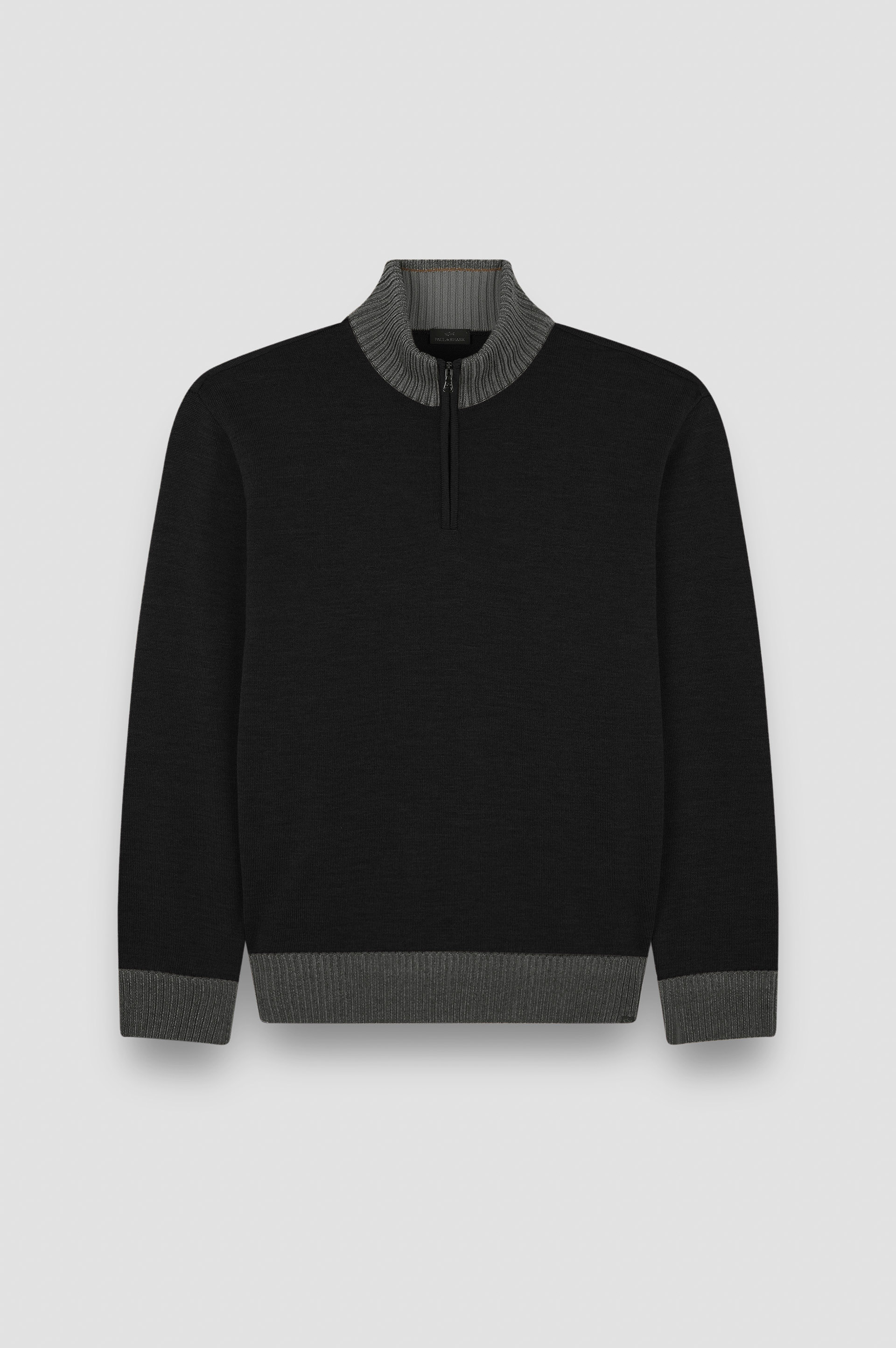 Halbreißverschluss Pullover aus Soft Cool Touch Wolle image number 1