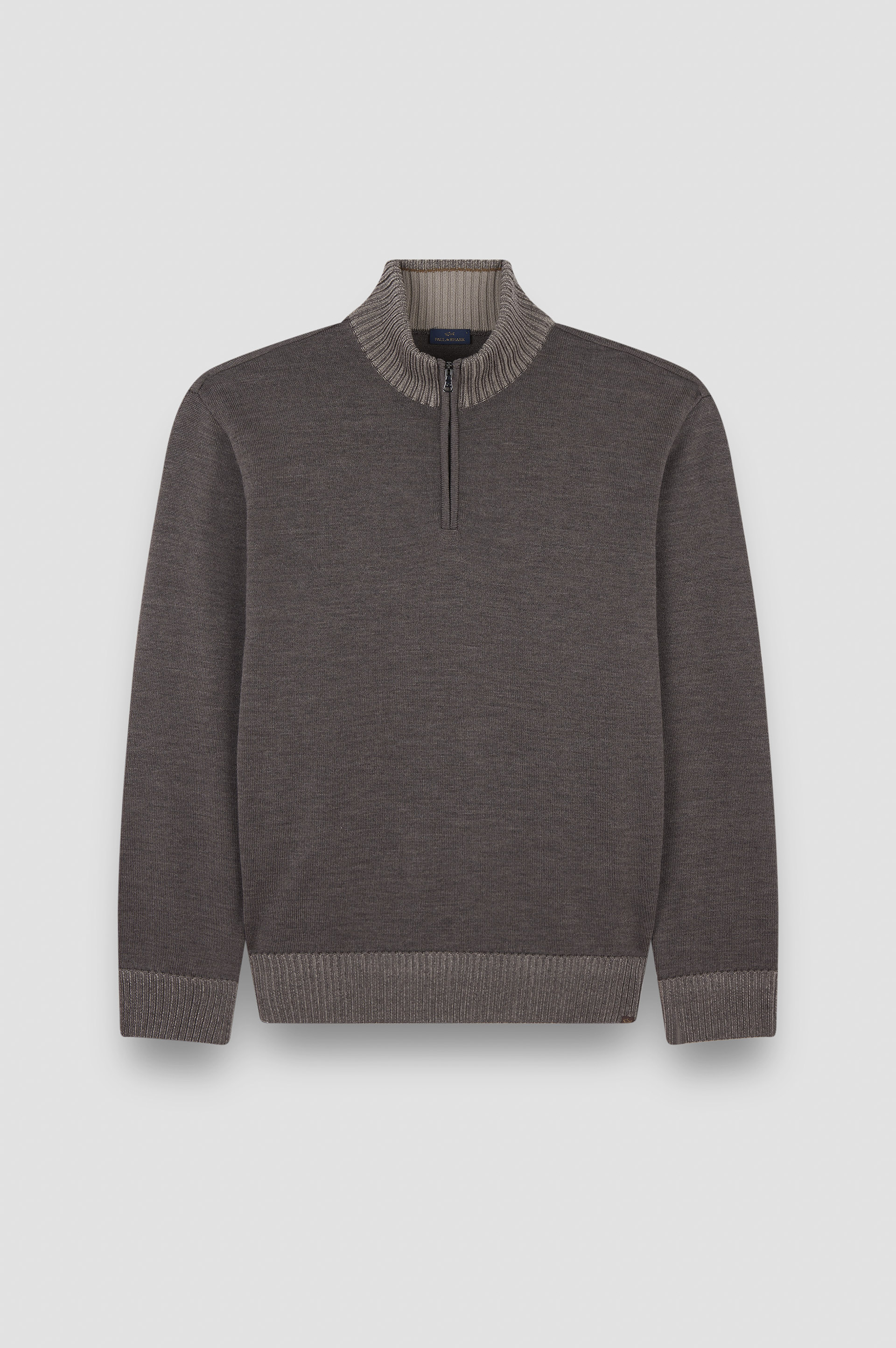 Soft Cool Touch wool half zip sweater image number 1 Soft Cool Touch wool half zip sweater image number 1
