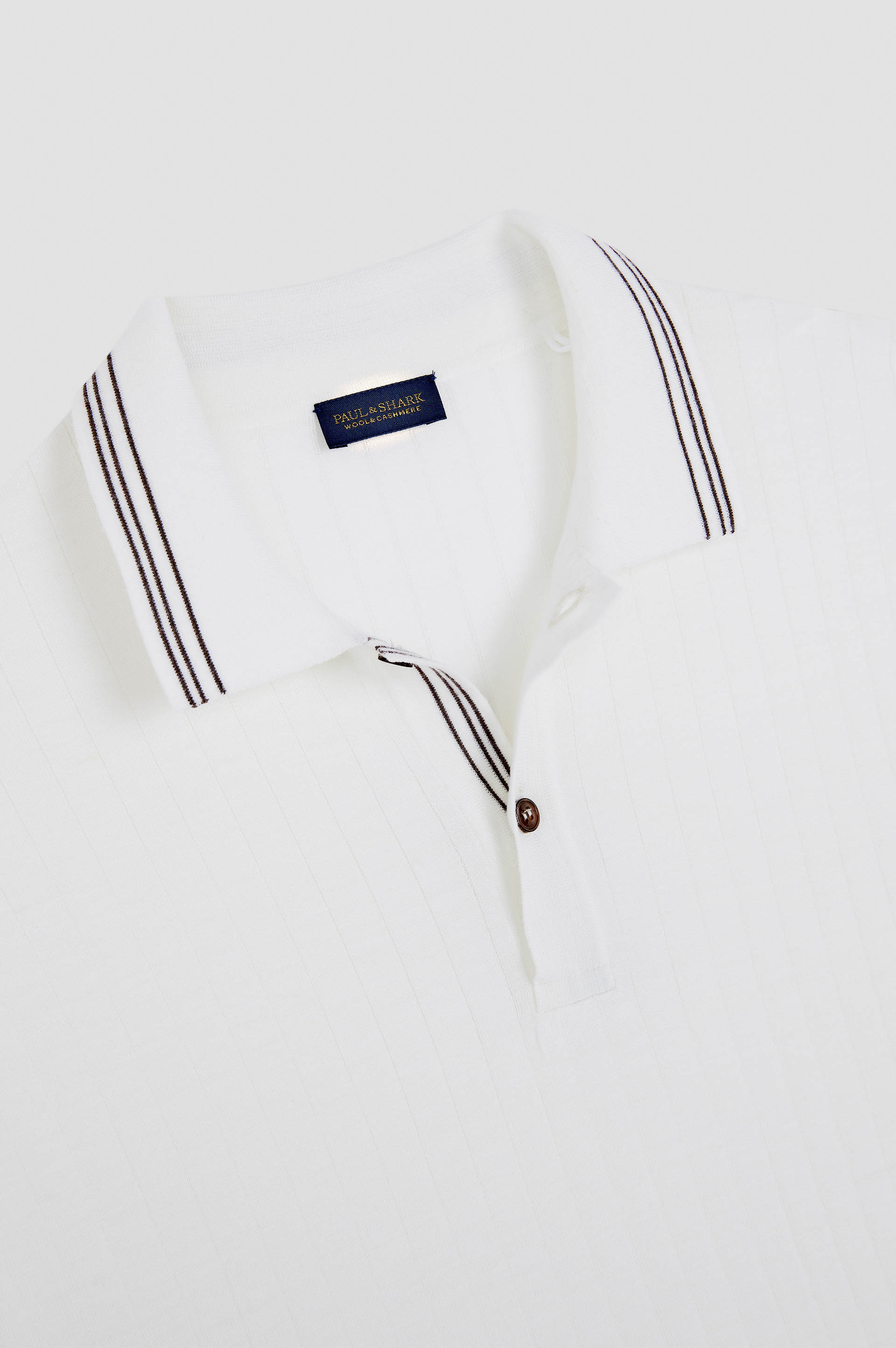 wool cashmere polo shirt image number 5 wool cashmere polo shirt image number 5