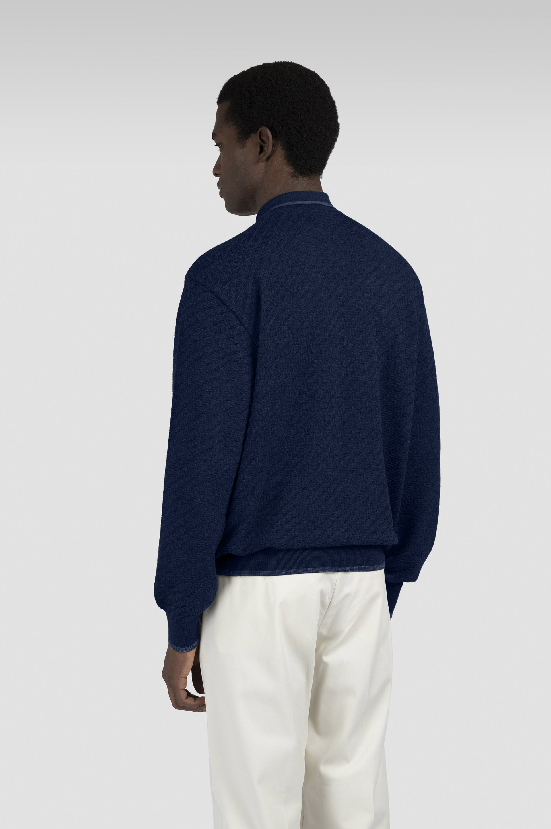 Polo aus Merino Extrafein Wolle image number 3