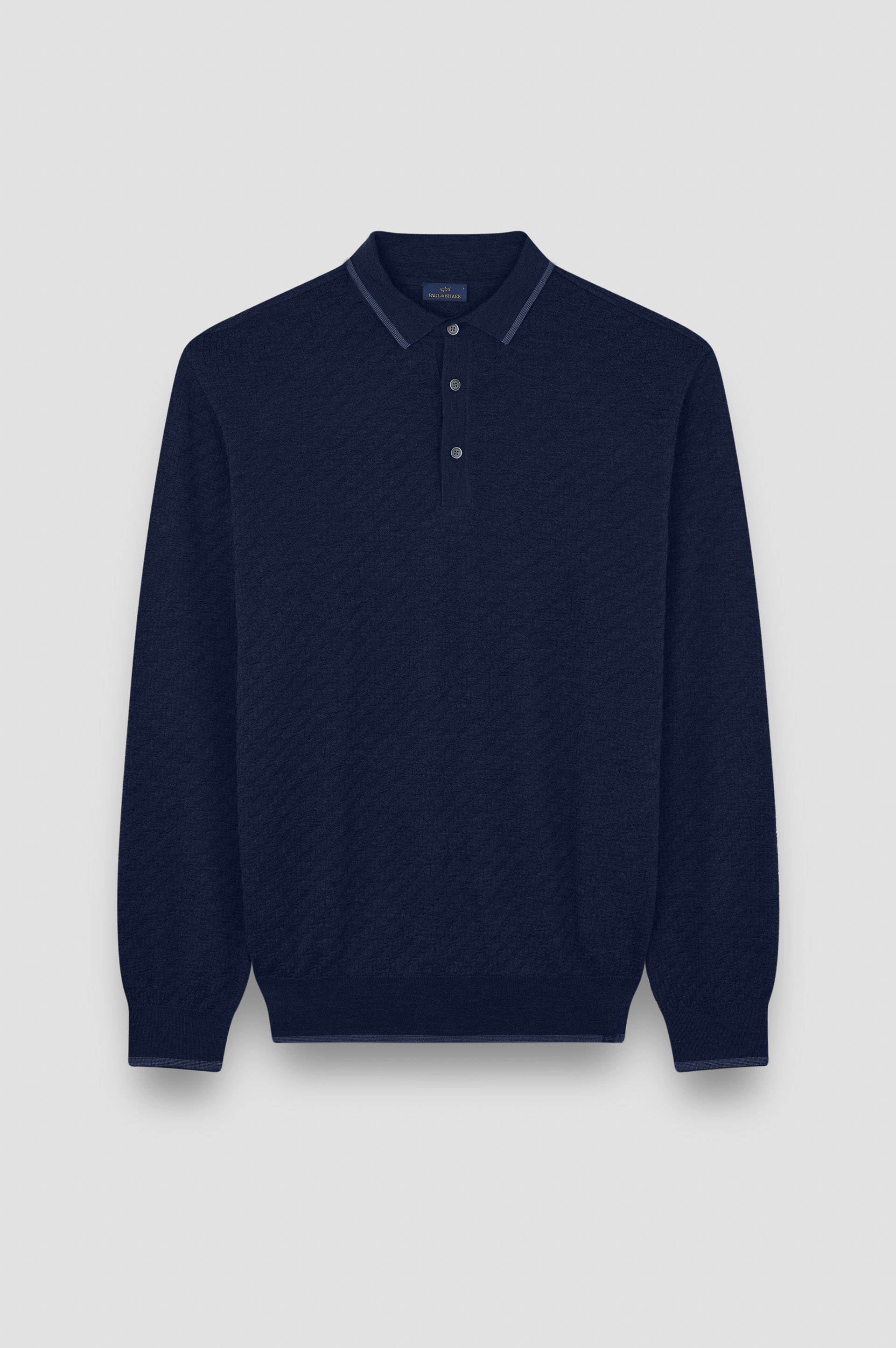 Polo aus Merino Extrafein Wolle image number 1