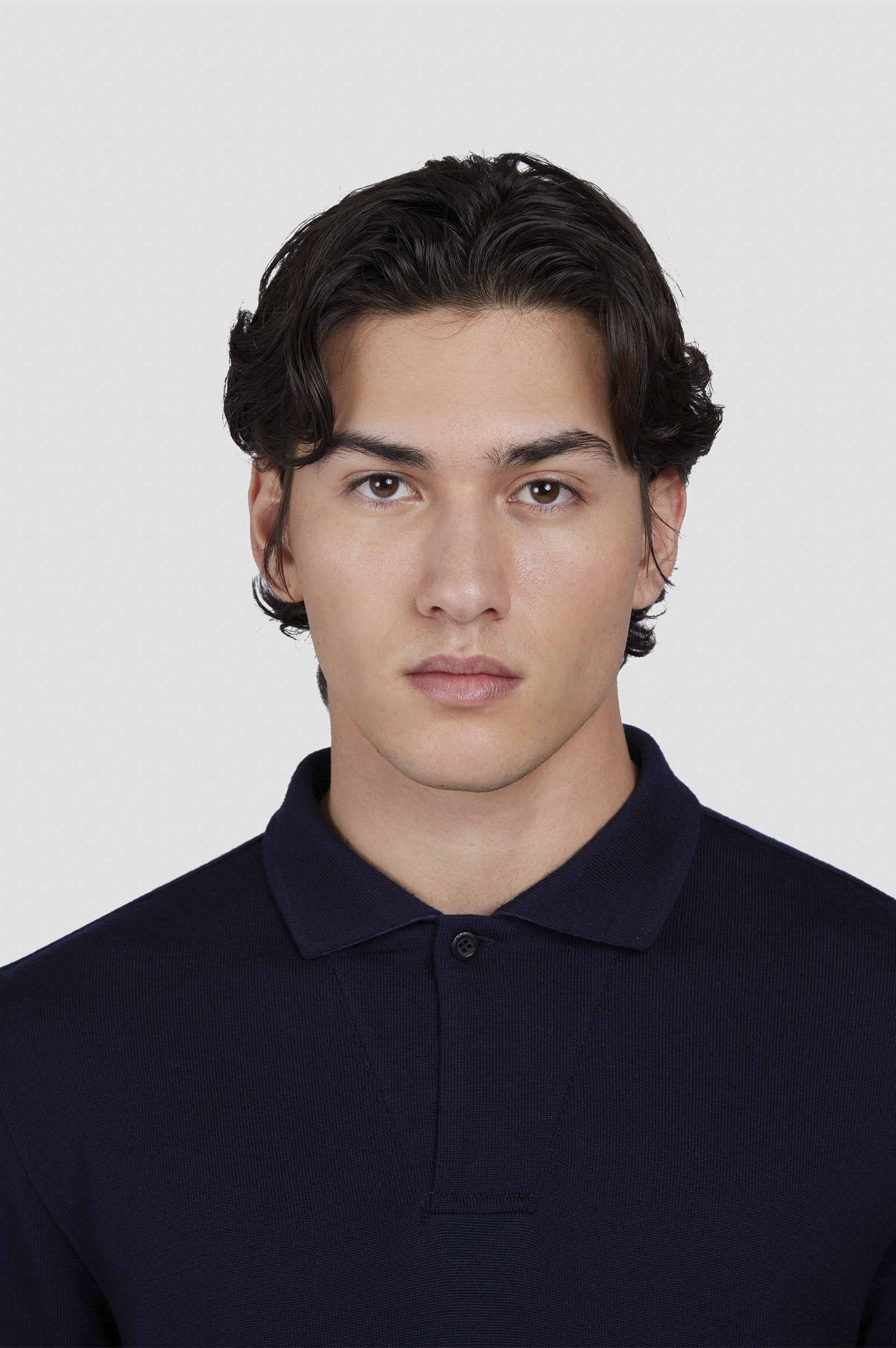 美丽诺超细羊毛Polo衫 image number 4 美丽诺超细羊毛Polo衫 image number 4