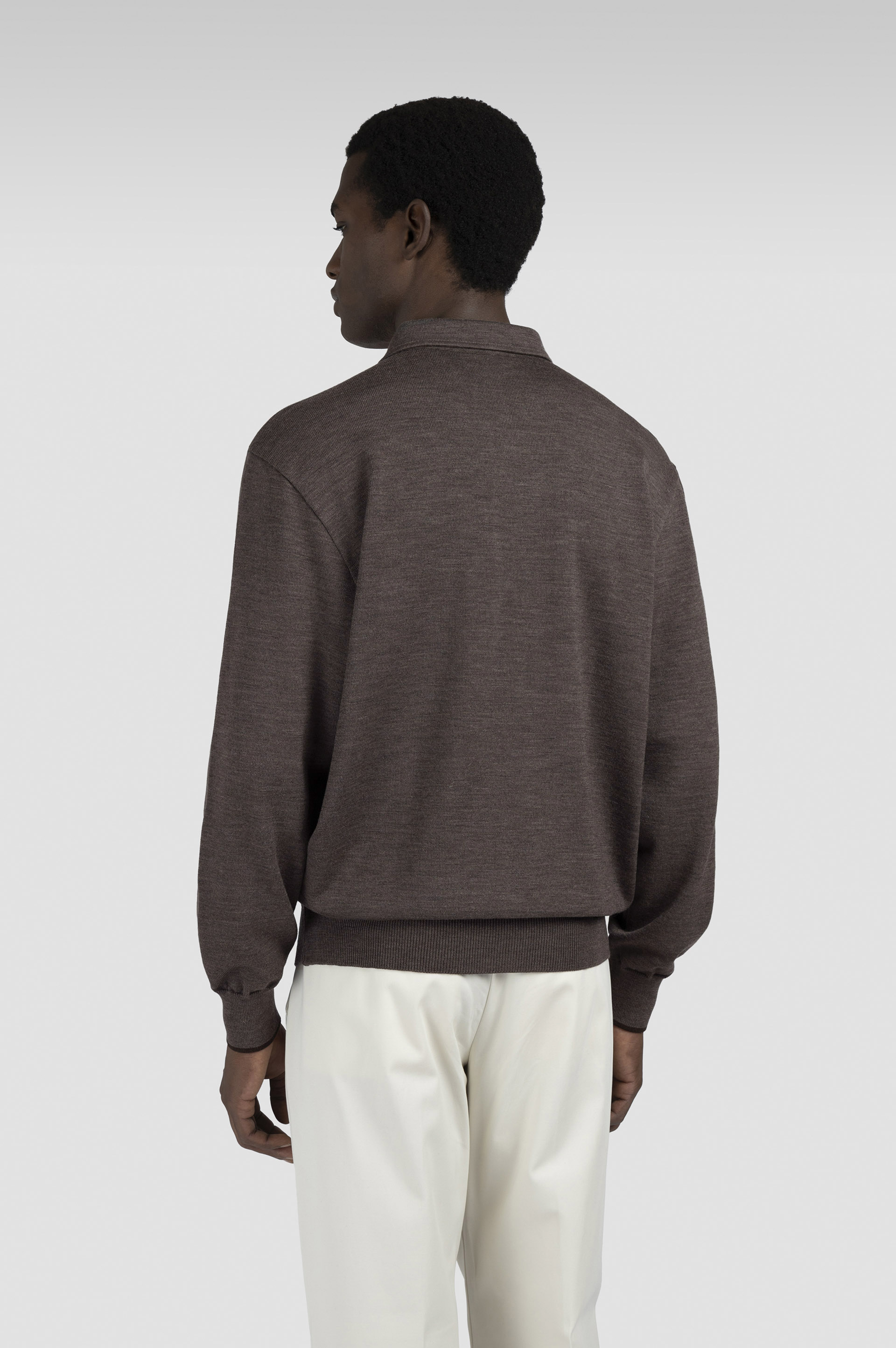 Merino Extrafine polo shirt image number 3 Merino Extrafine polo shirt image number 3