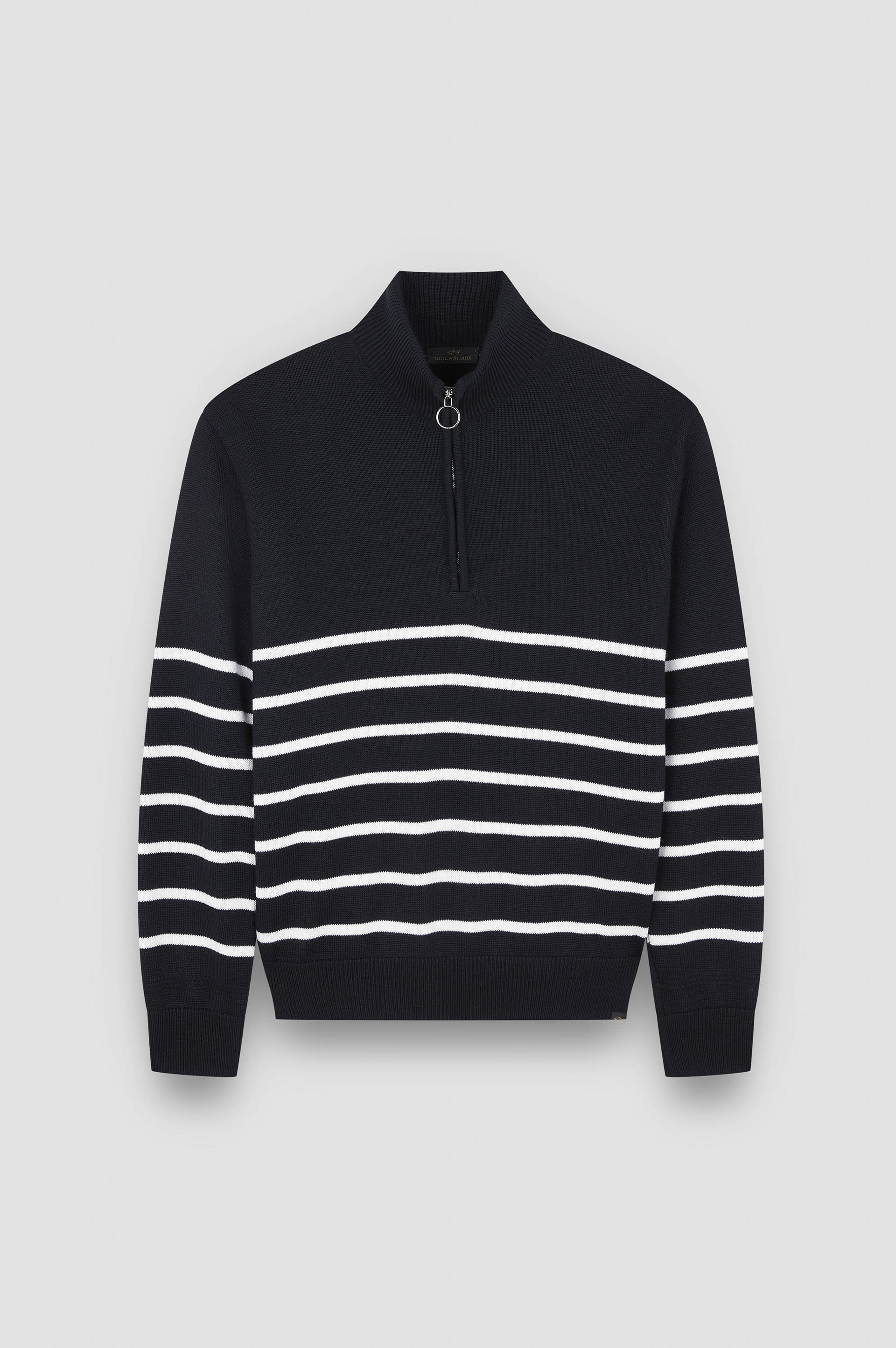 Soft Cool Touch wool half zip sweater image number 1