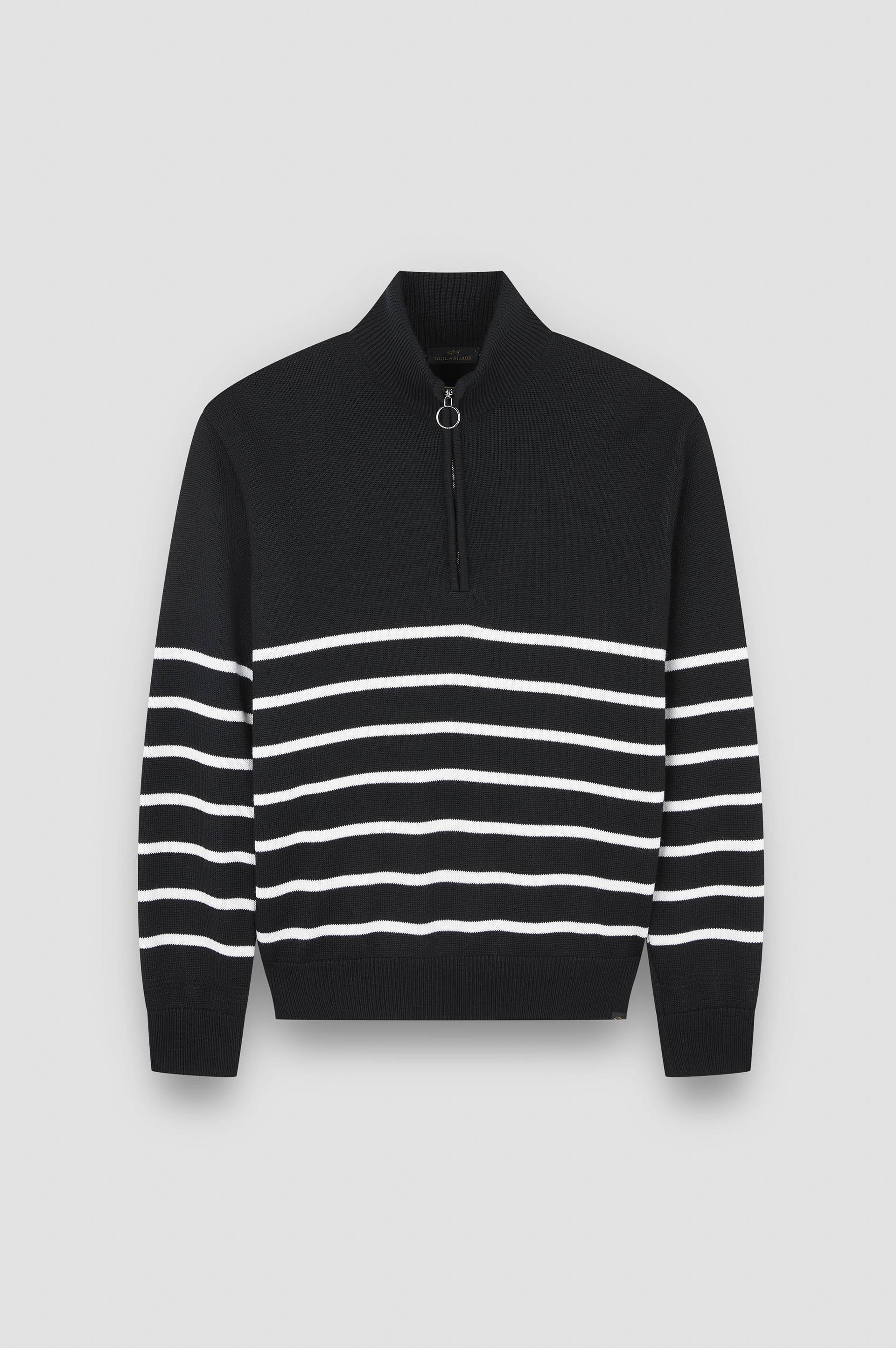 Soft Cool Touch wool half zip sweater image number 1