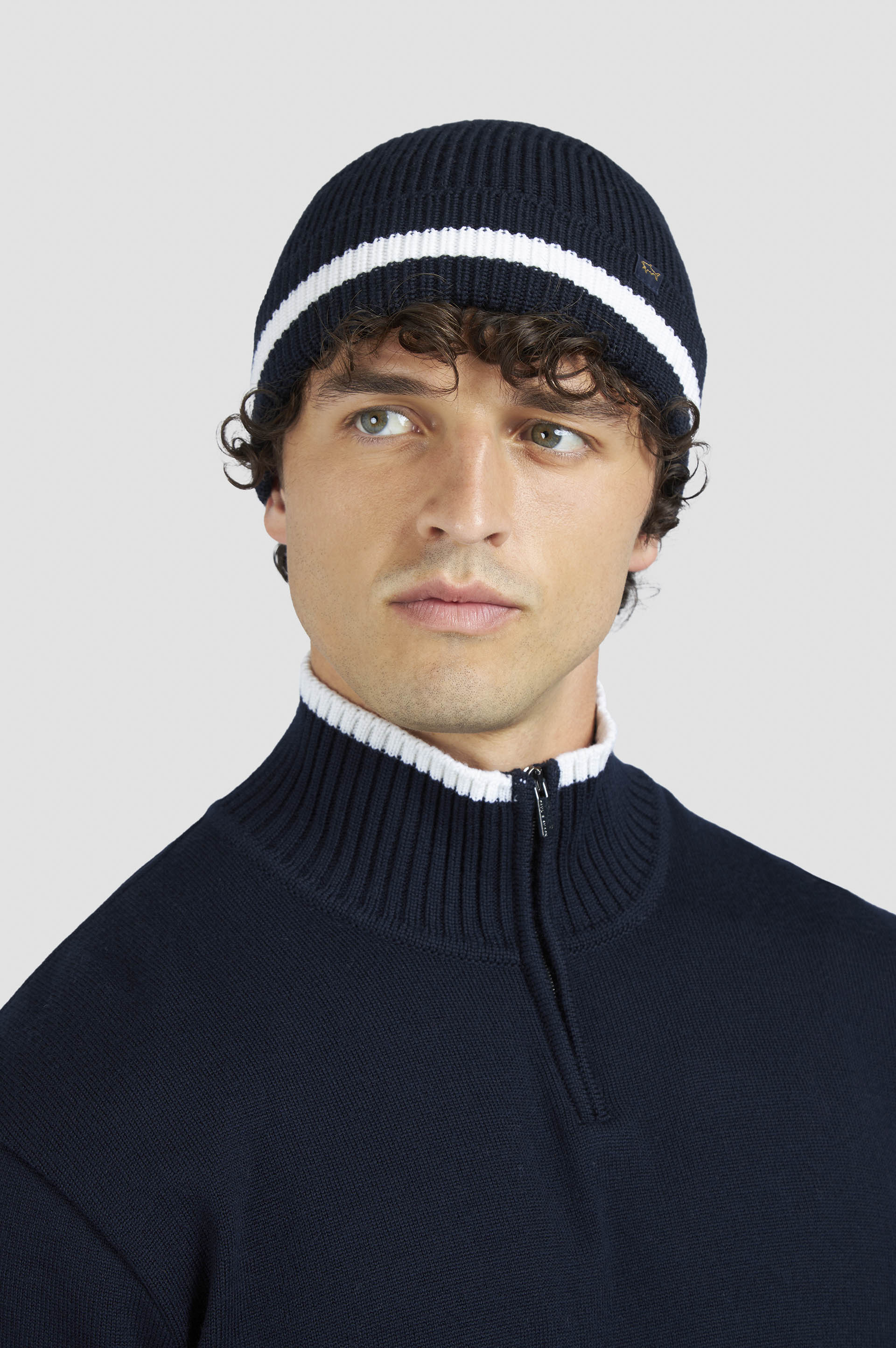 Soft Cool Touch wool half zip sweater image number 4 Soft Cool Touch wool half zip sweater image number 4