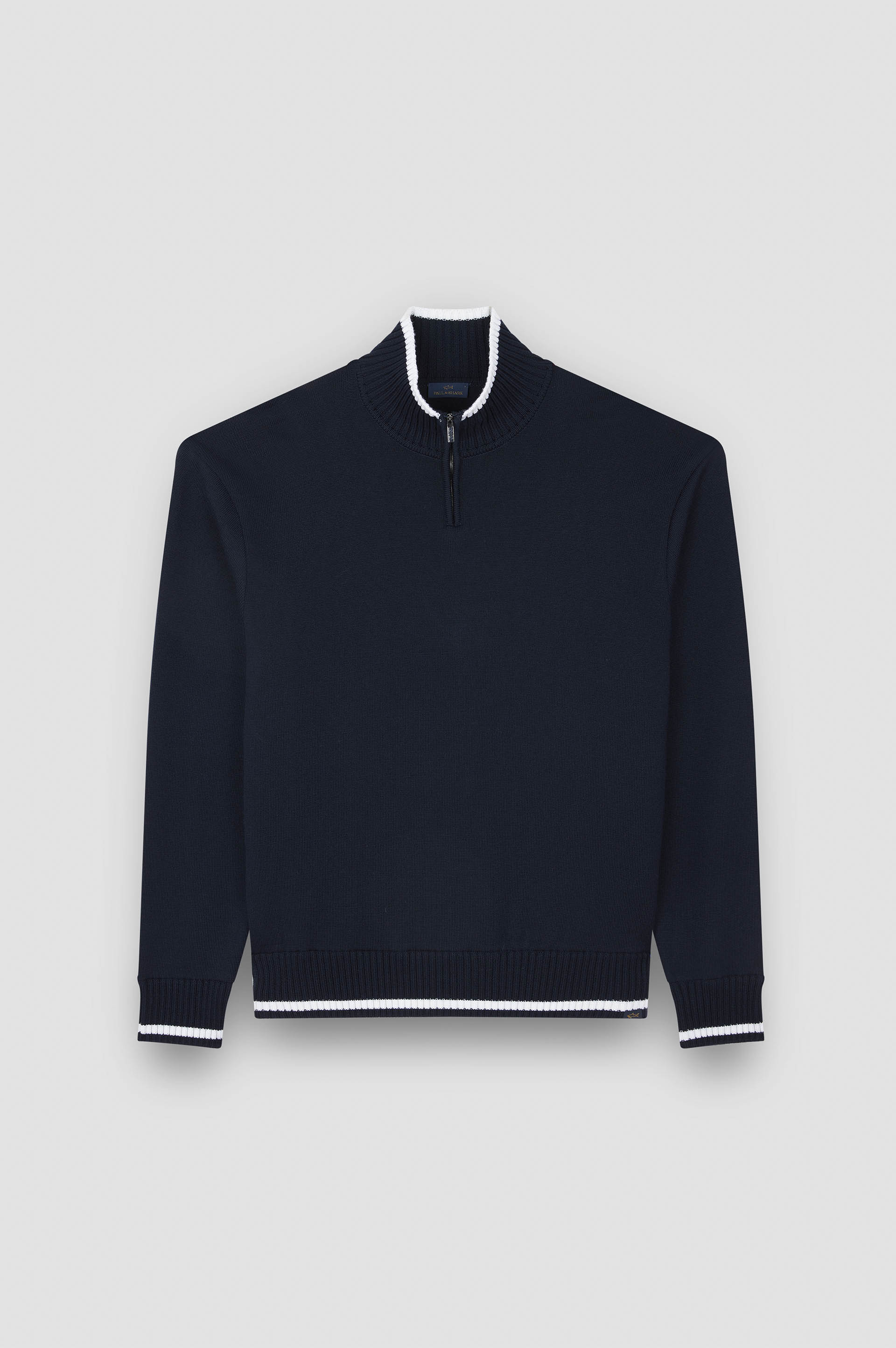 Soft Cool Touch wool half zip sweater image number 1 Soft Cool Touch wool half zip sweater image number 1