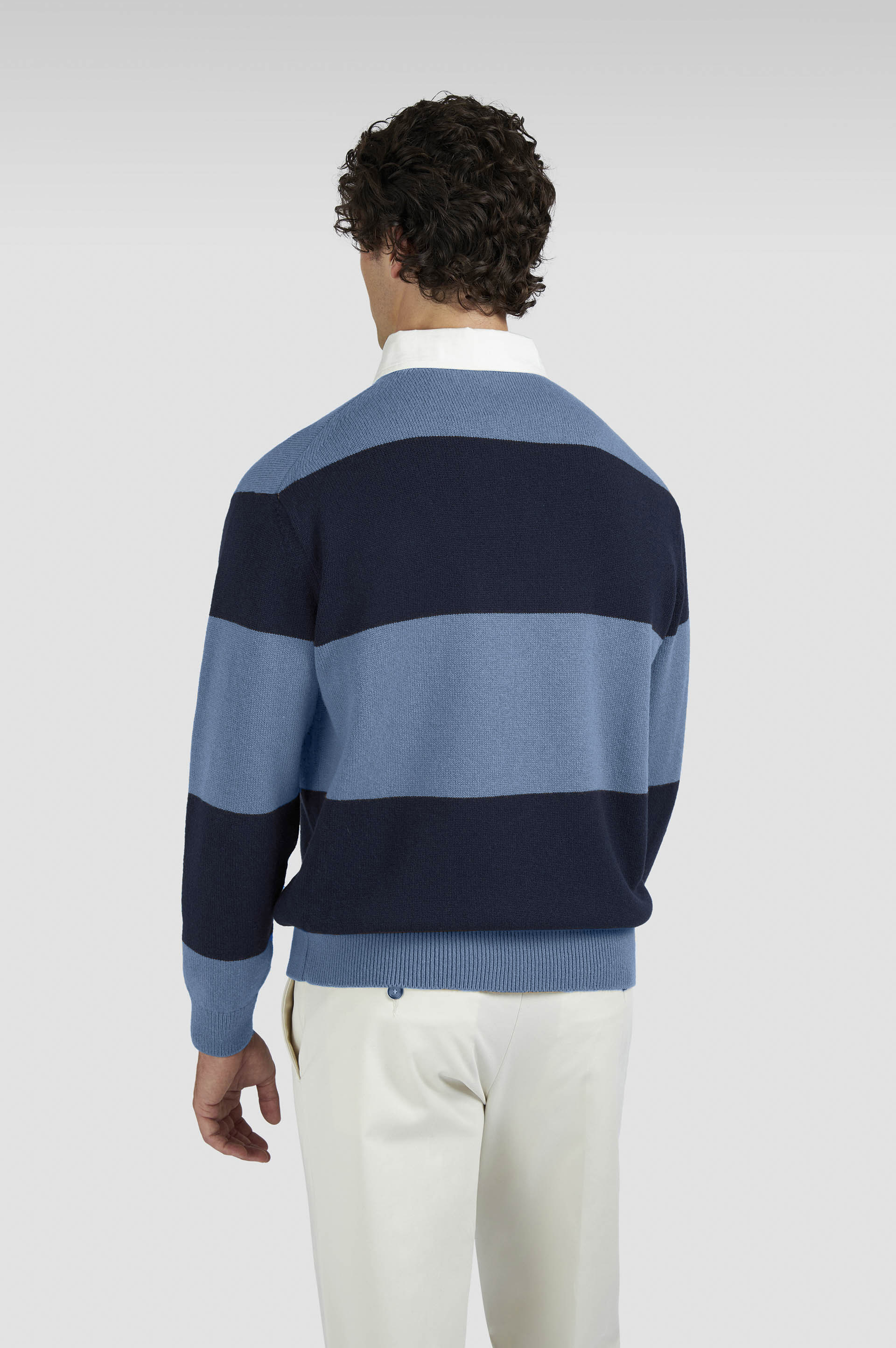 Rugby wool cashmere polo shirt image number 3