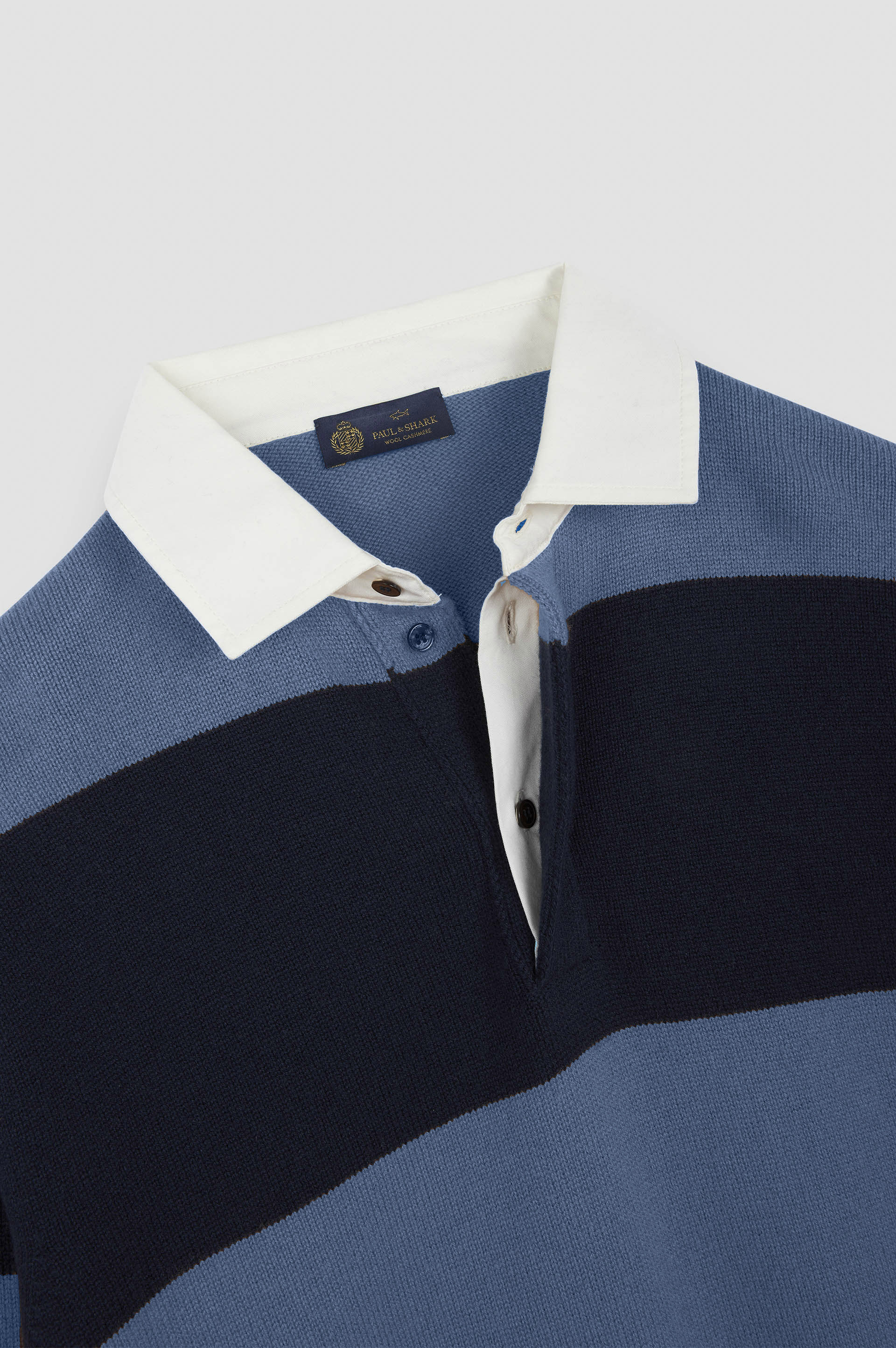 Rugby wool cashmere polo shirt image number 5