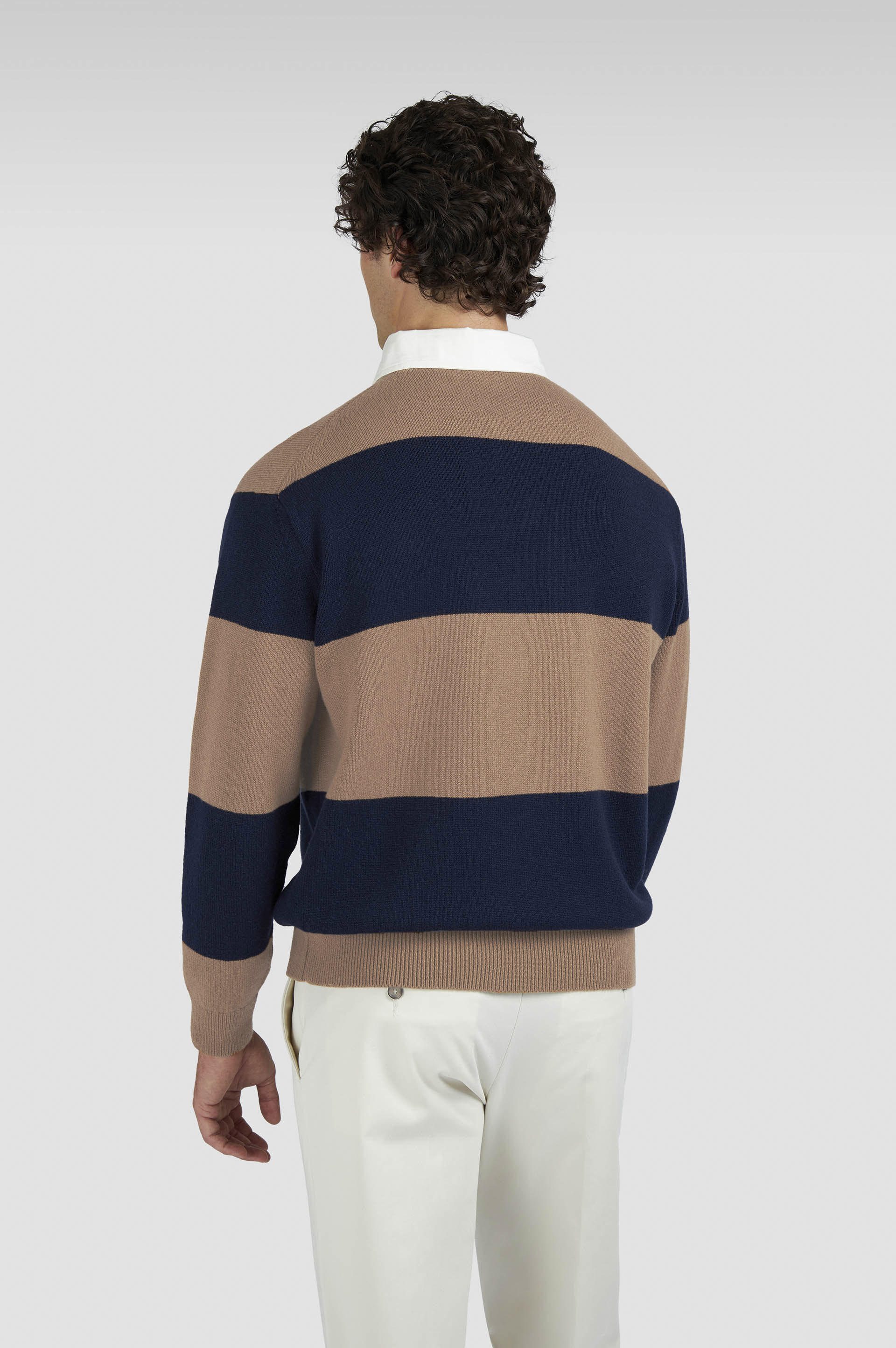 Rugby wool cashmere polo shirt image number 3
