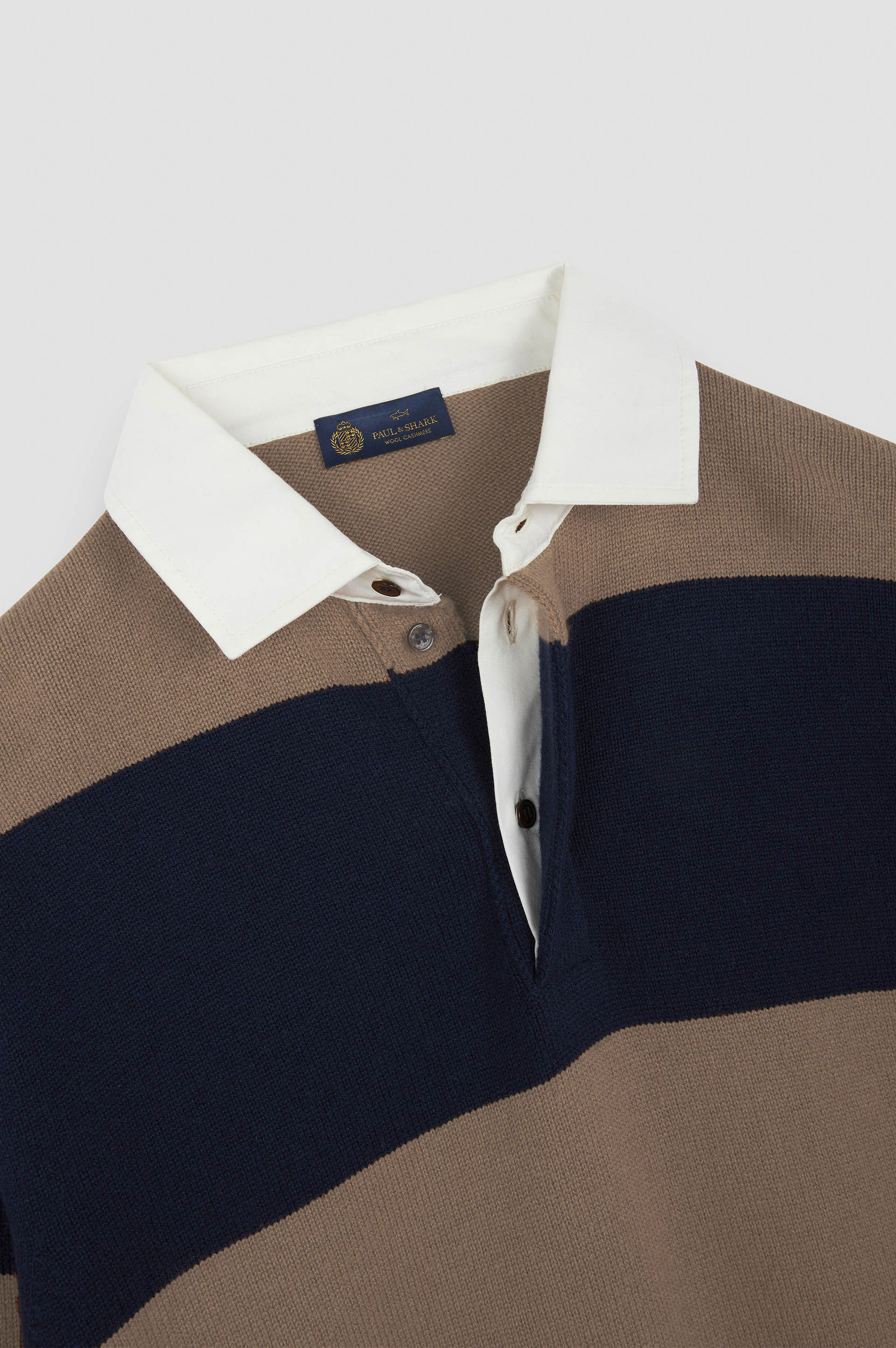 Rugby wool cashmere polo shirt image number 5