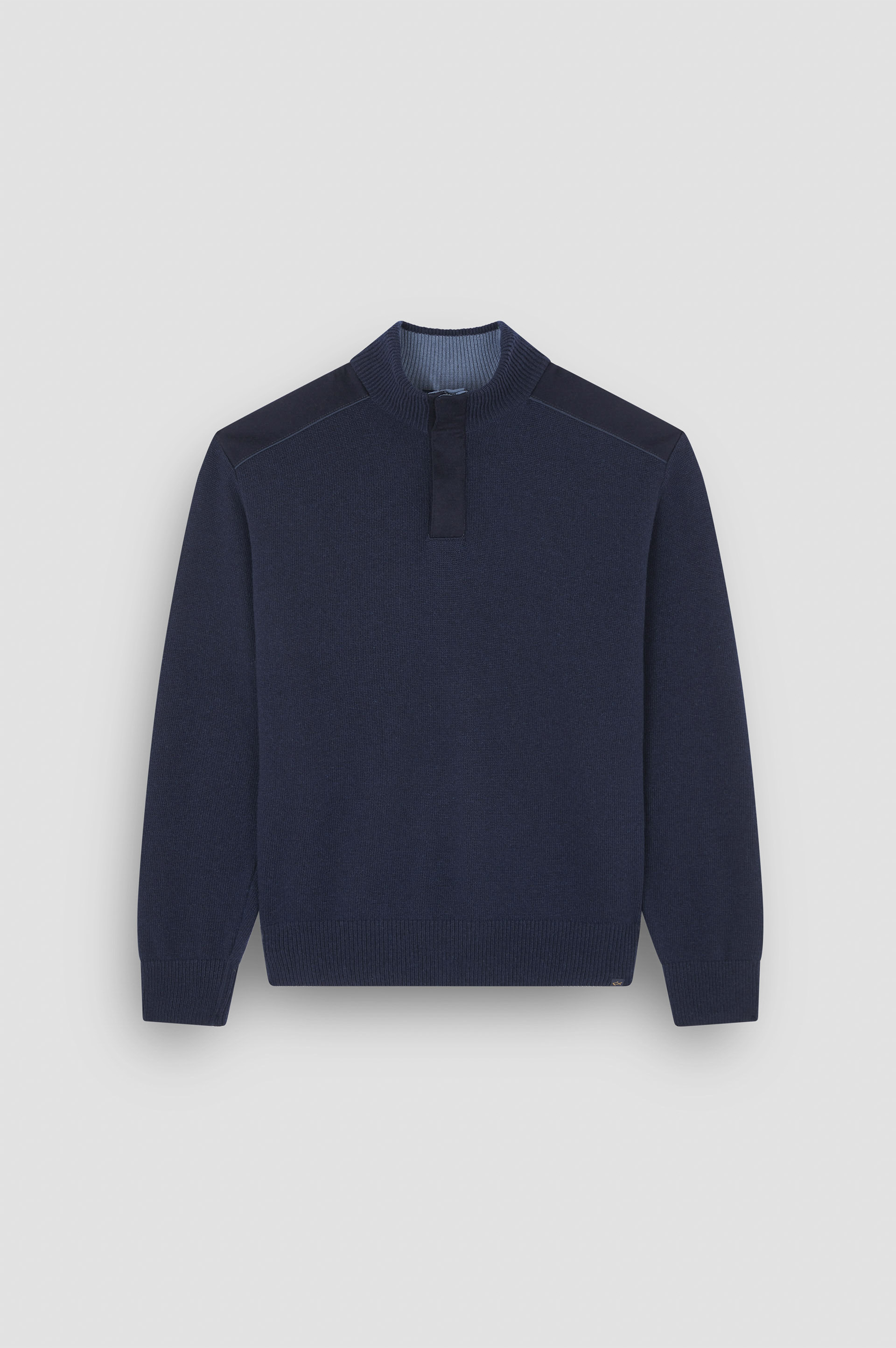 Typhoon® Platinum wool cashmere half zip sweater image number 1 Typhoon® Platinum wool cashmere half zip sweater image number 1