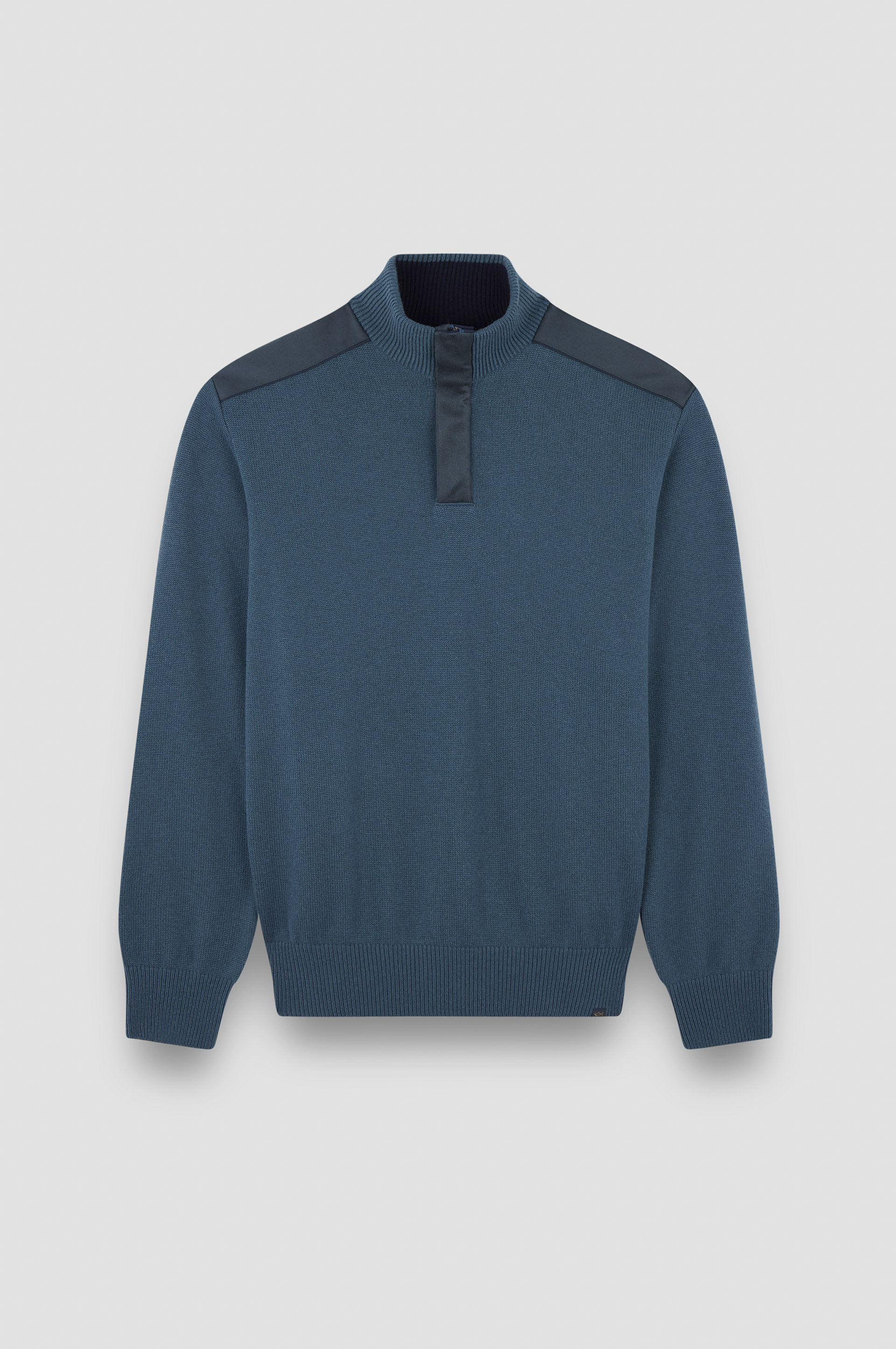 Typhoon® Platinum wool cashmere half zip sweater image number 1 Typhoon® Platinum wool cashmere half zip sweater image number 1