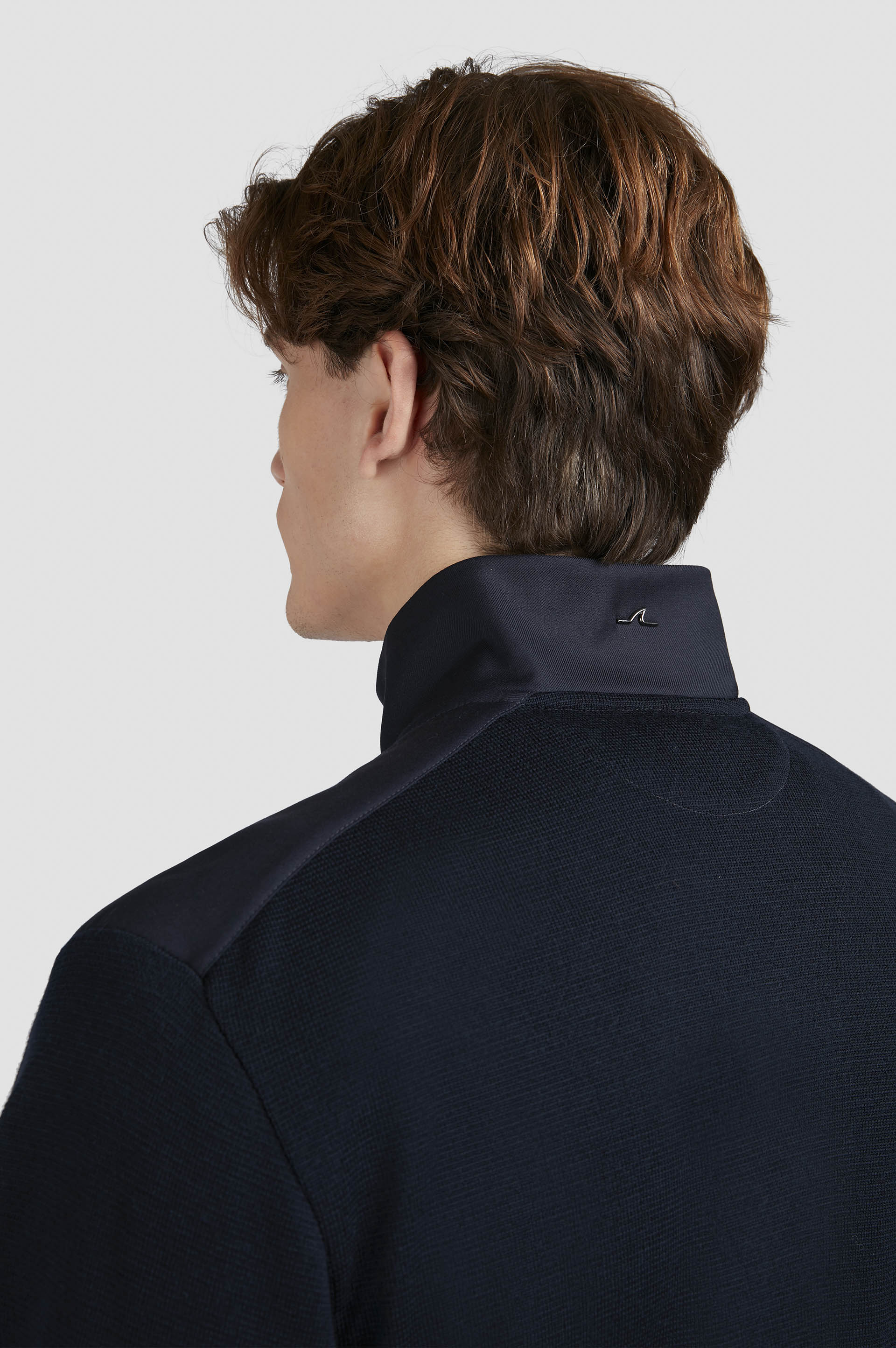 Pull à demi-zip en laine Mérinos Extrafin image number 5