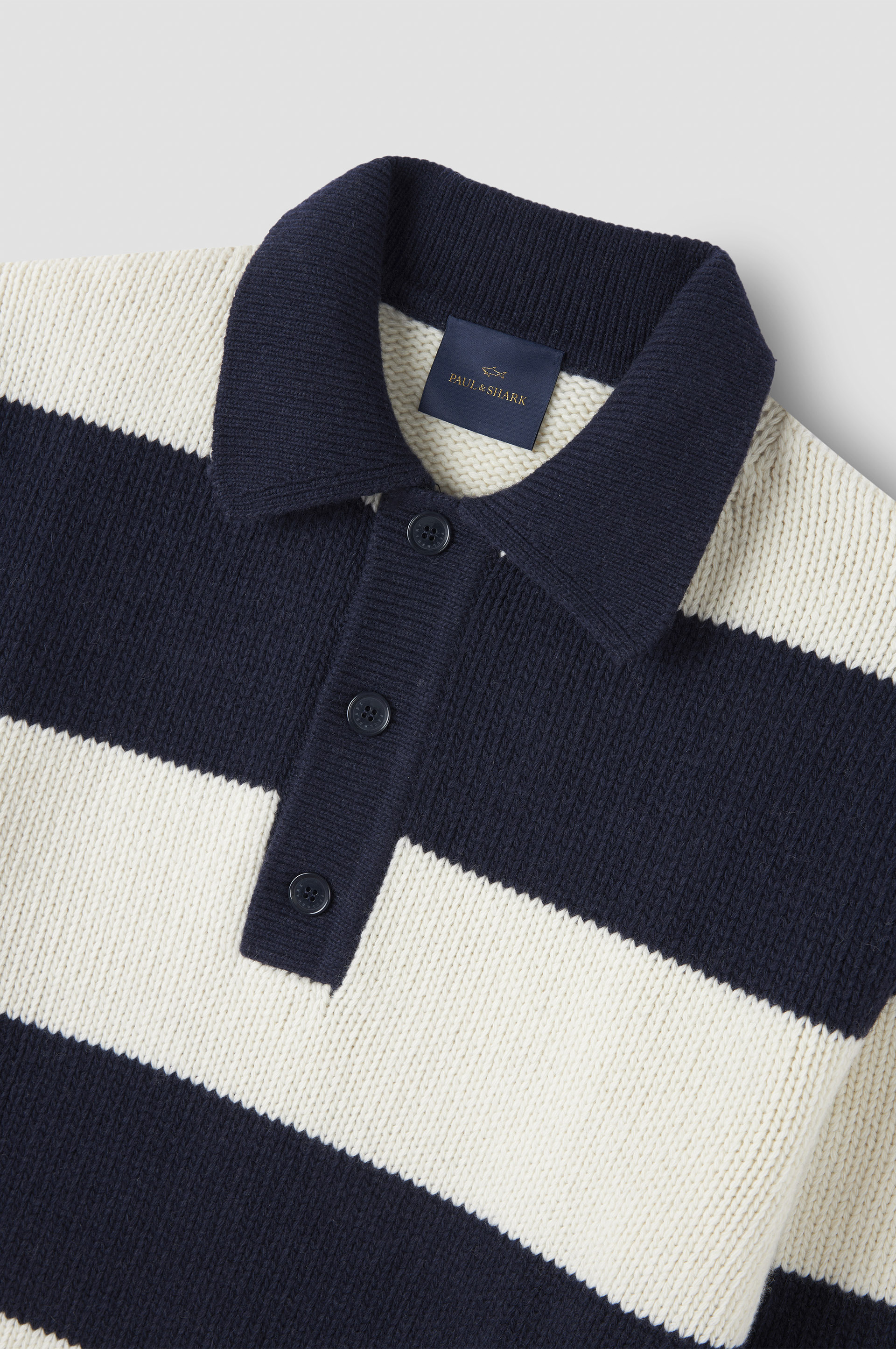 Striped Re-Wool polo shirt image number 5