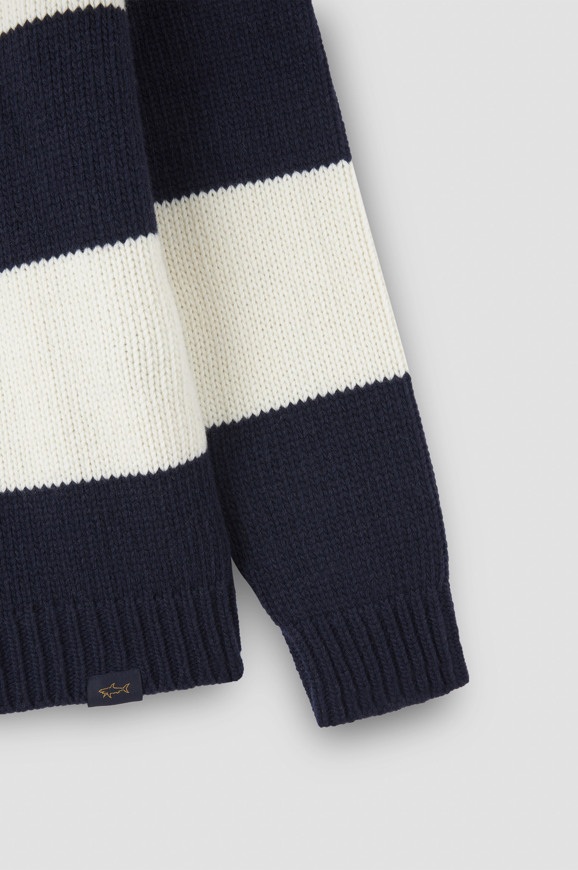 Striped Re-Wool polo shirt image number 6