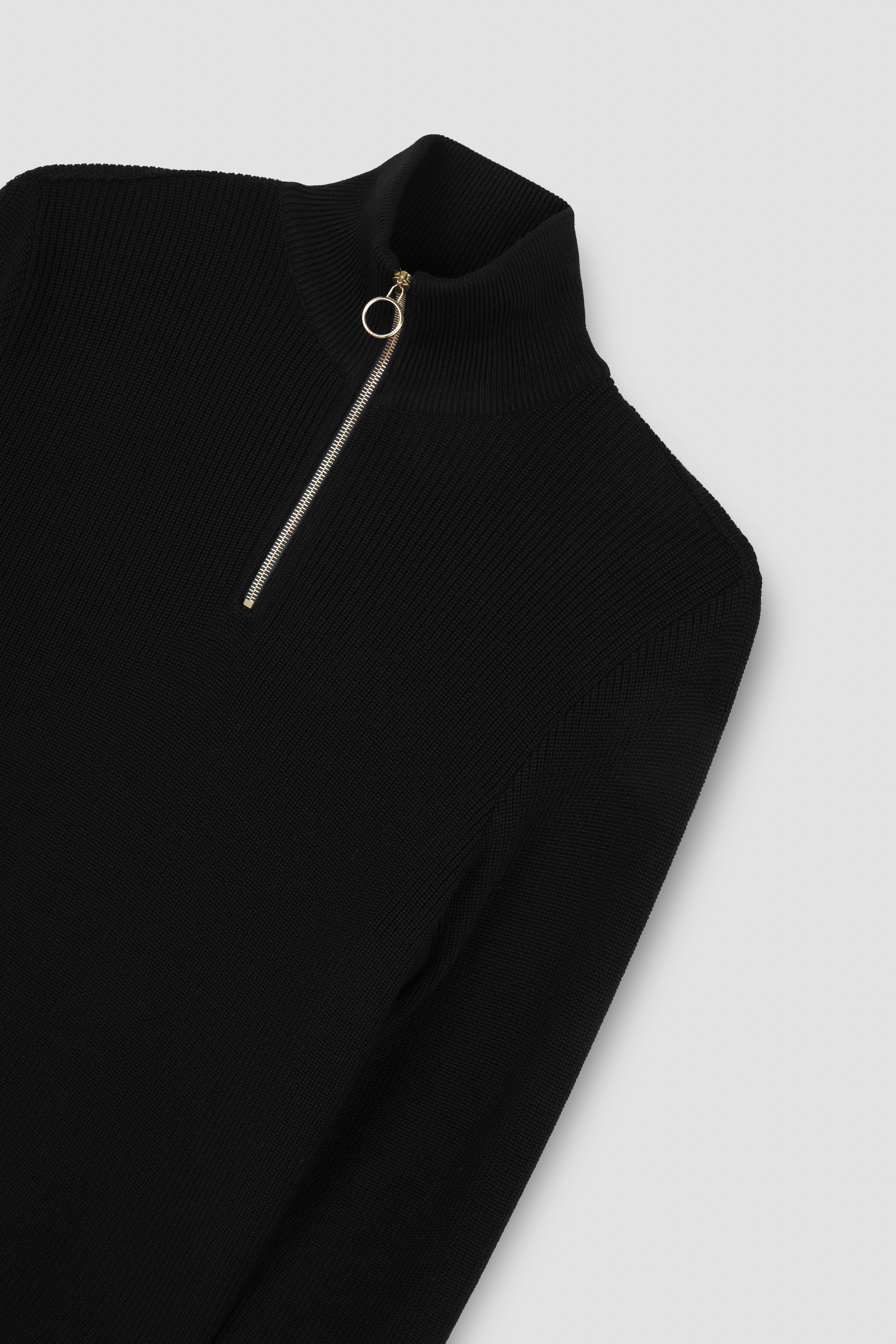 Maglia mezza zip in Tech Wool image number 5 Maglia mezza zip in Tech Wool image number 5