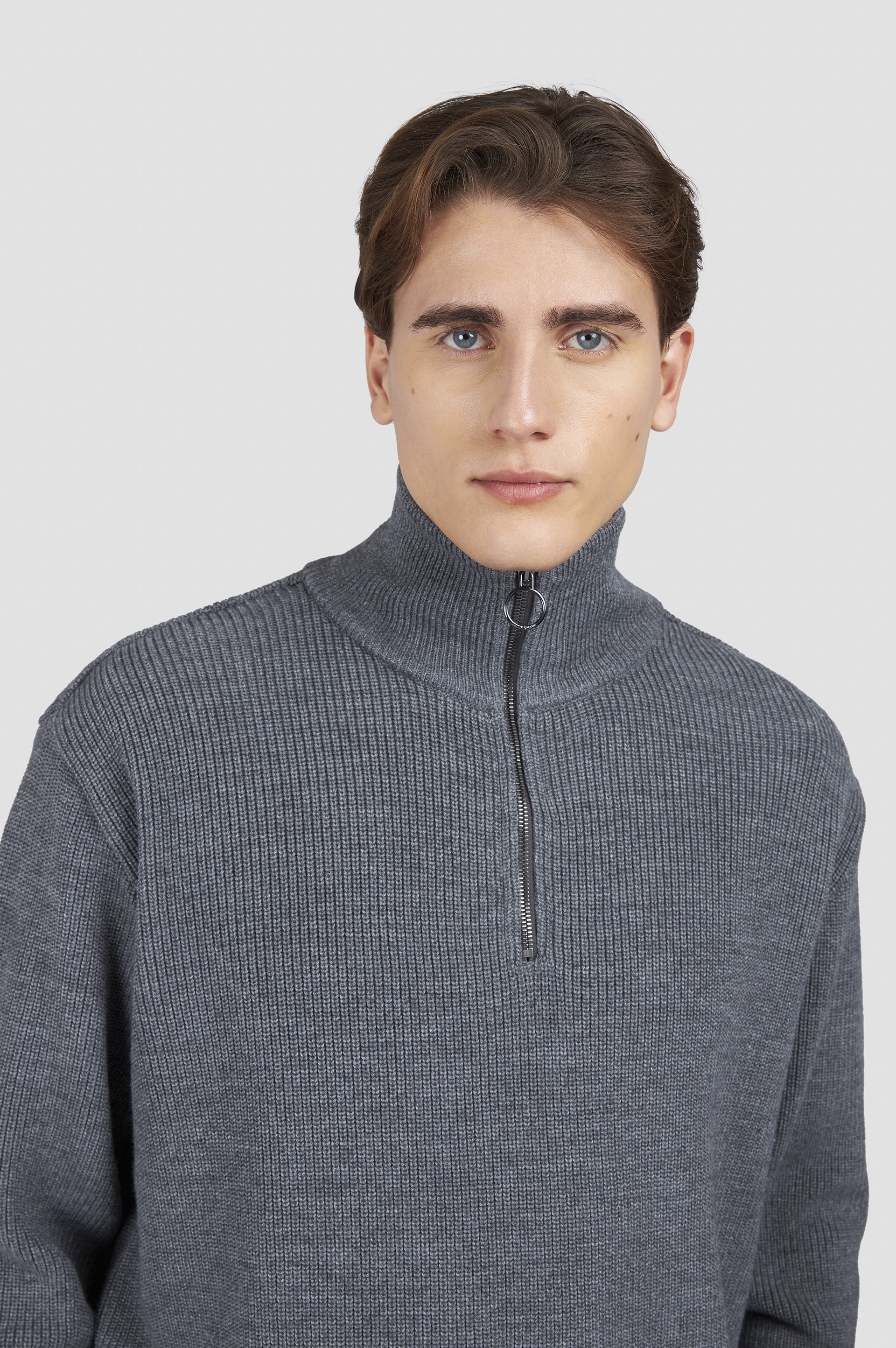 Halbreißverschluss Pullover aus Tech Wool image number 4 Halbreißverschluss Pullover aus Tech Wool image number 4