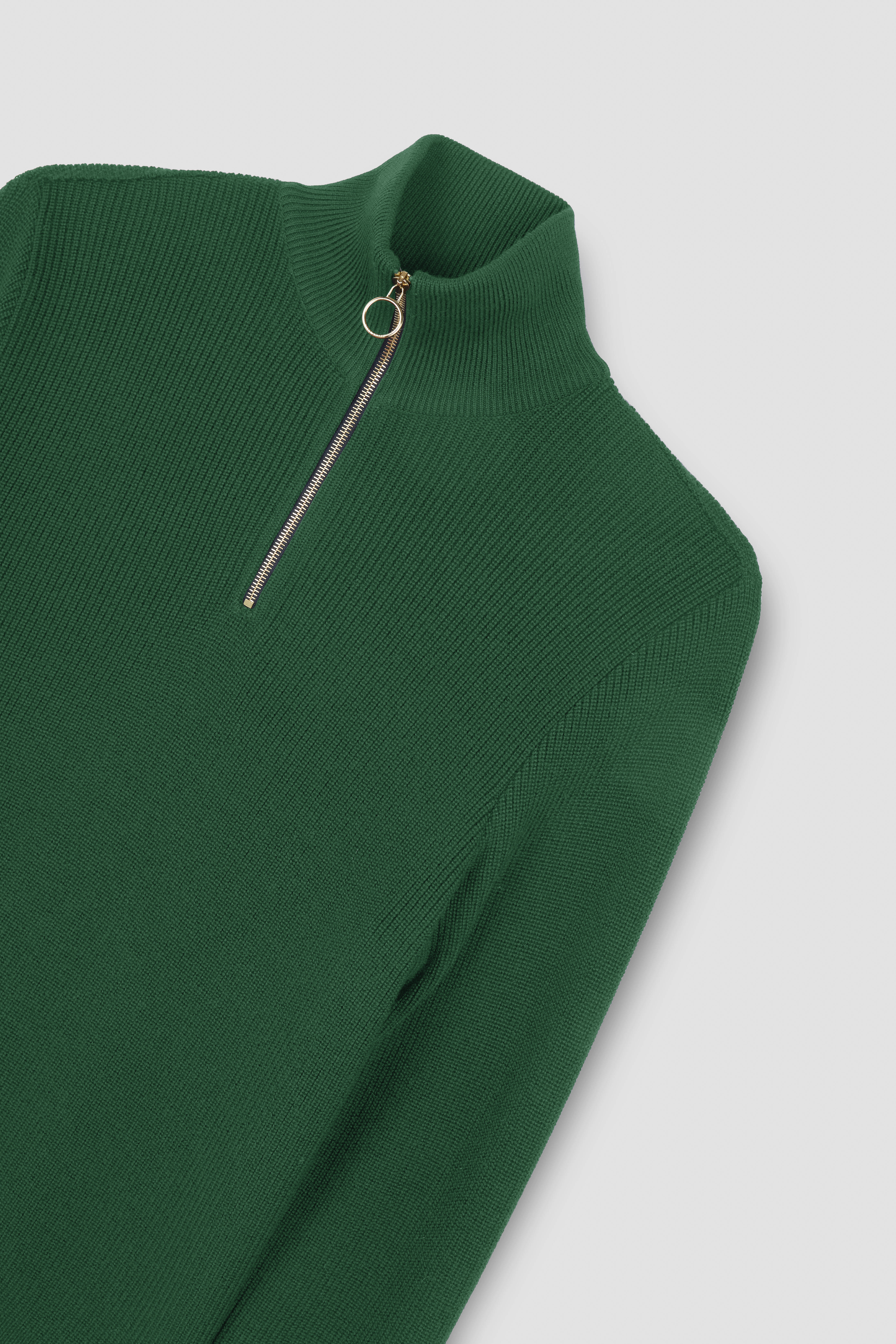 Suéter de media cremallera de lana Tech Wool image number 5