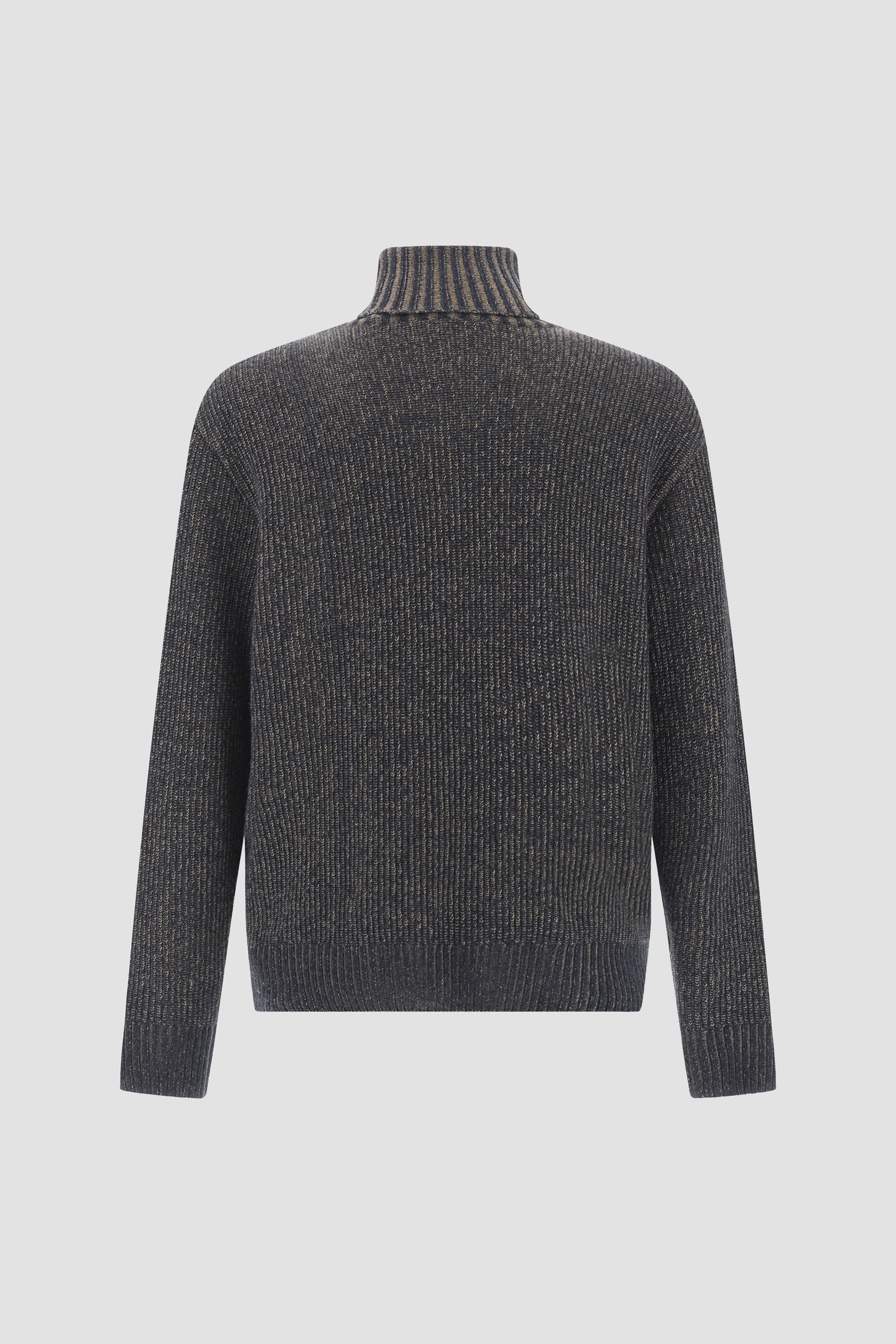 Rollkragenpullover aus Wolle und Kaschmir image number 3