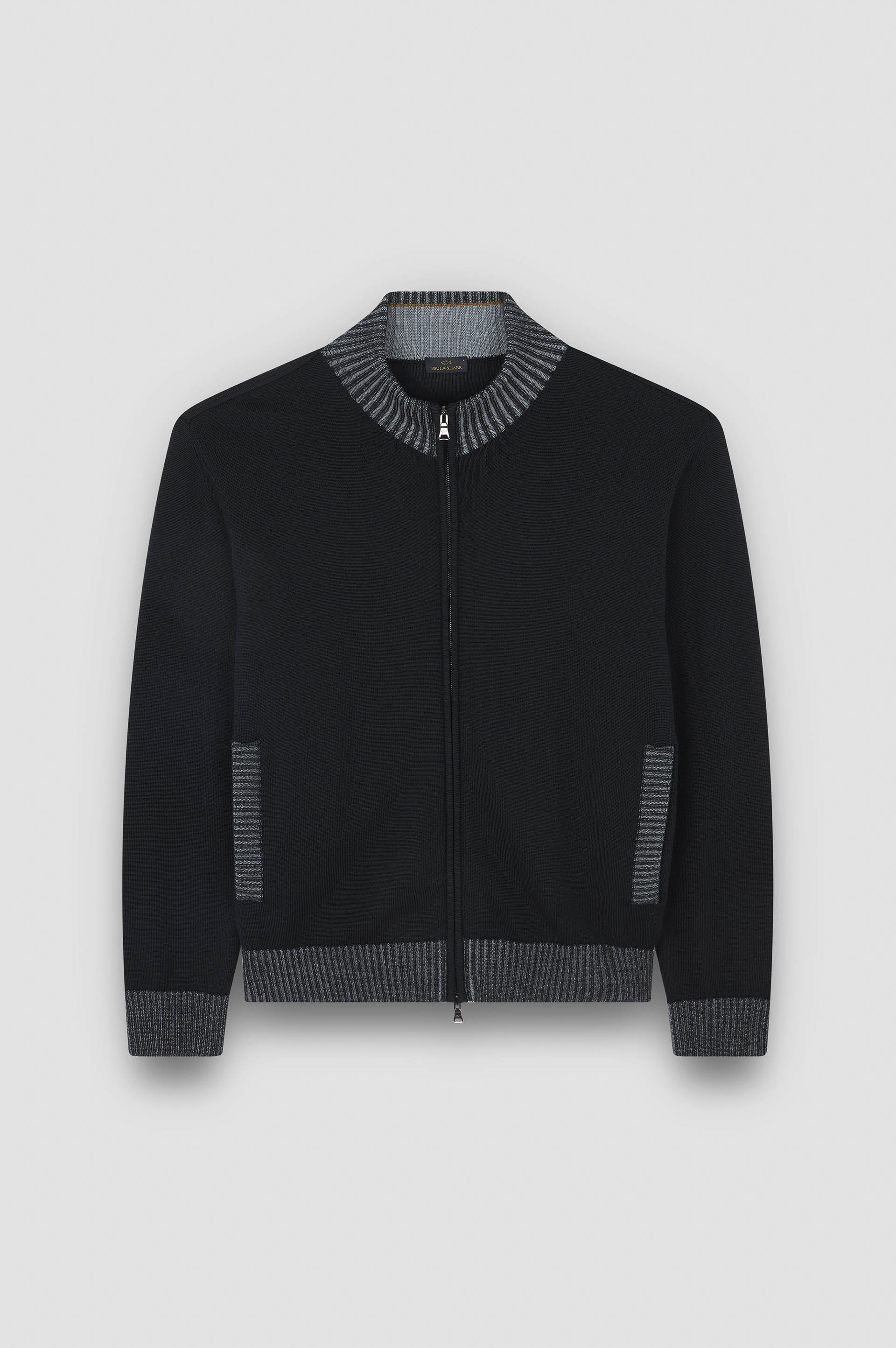 Soft Cool Touch wool sweater with zip closure image number 1 Soft Cool Touch wool sweater with zip closure image number 1