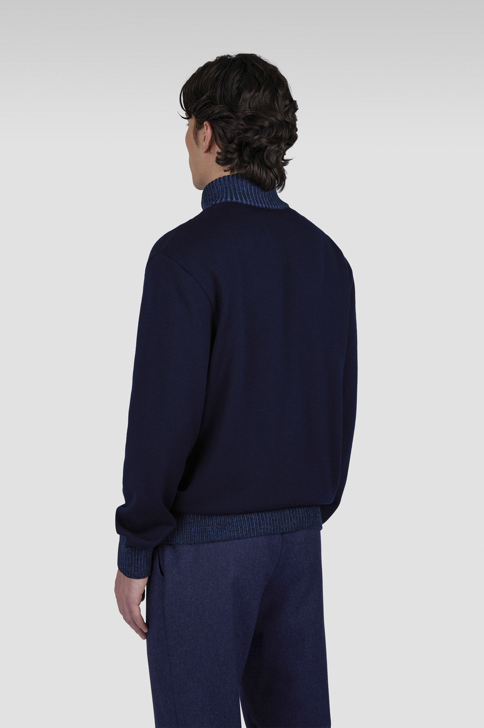 Soft Cool Touch Wollpullover mit Reißverschluss image number 3 Soft Cool Touch Wollpullover mit Reißverschluss image number 3
