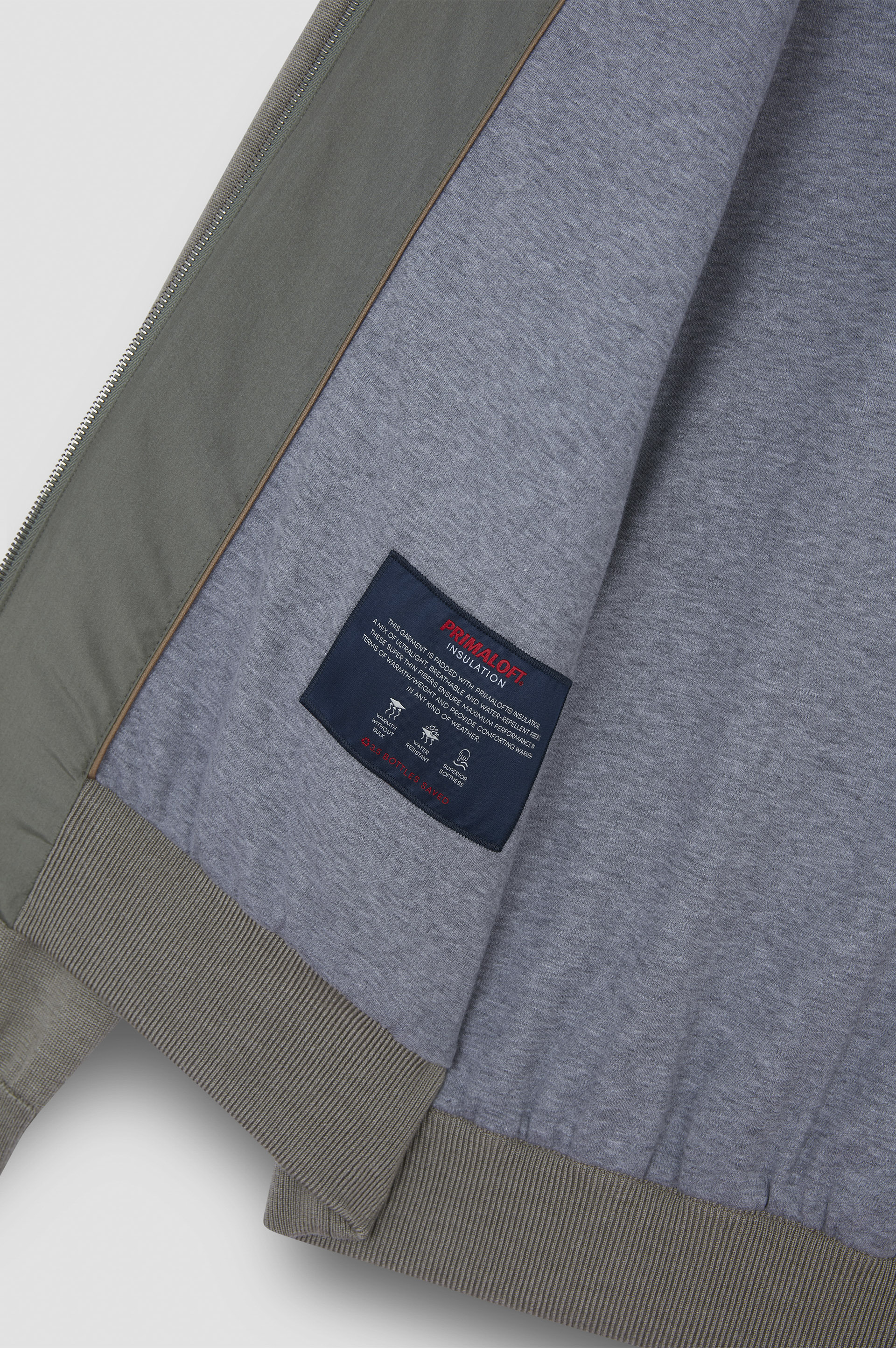 Hybrid zip-up Shaket in Typhoon® Silk, wool and silk image number 7 Hybrid zip-up Shaket in Typhoon® Silk, wool and silk image number 7