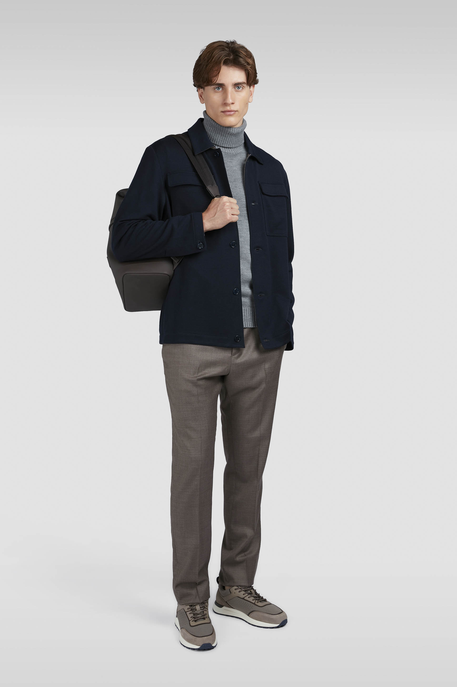Merino Extrafine wool Overshirt image number 2 Merino Extrafine wool Overshirt image number 2