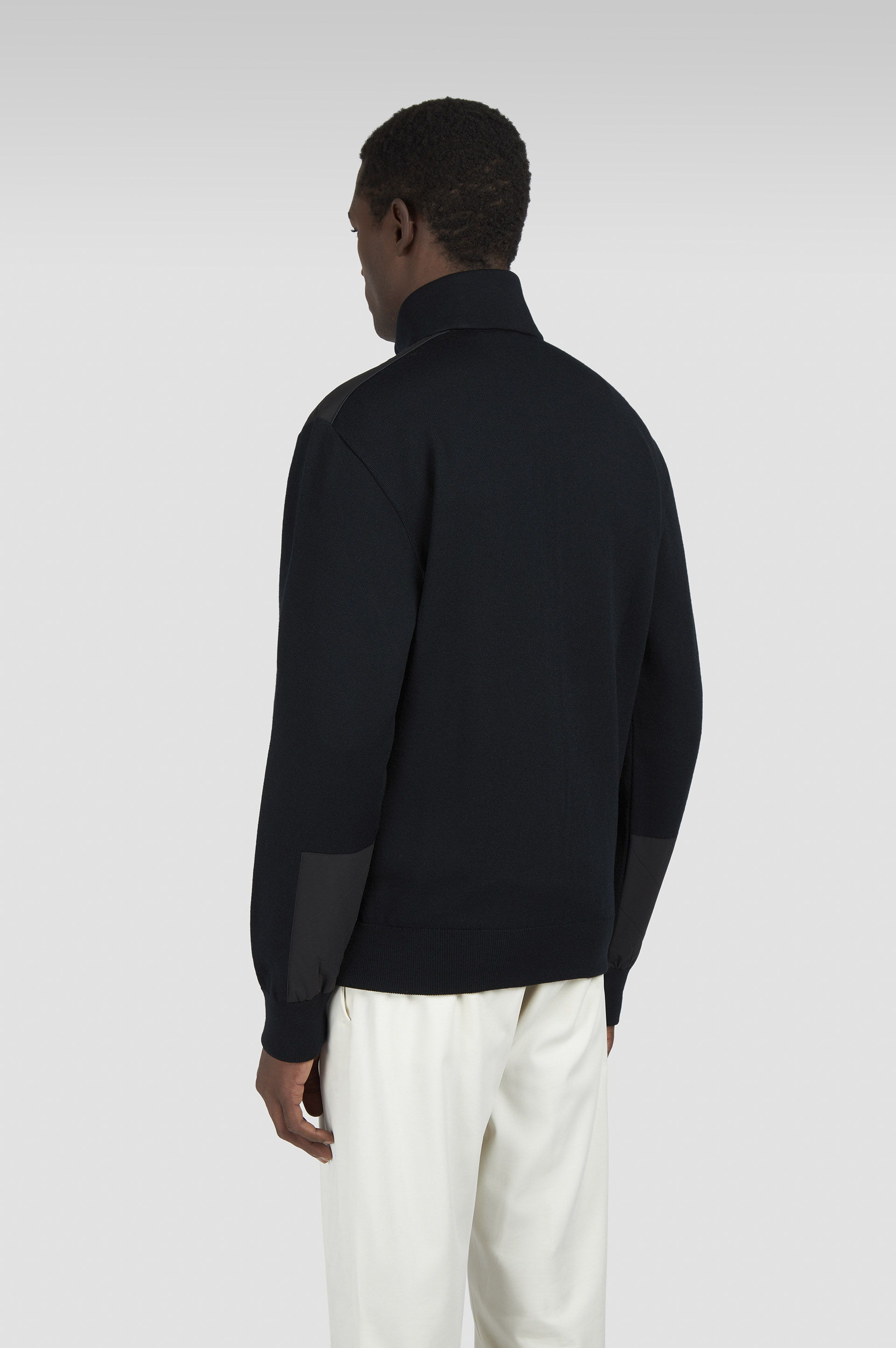 Soft Cool Touch wool zip-up sweater with Typhoon® Platinum details image number 3