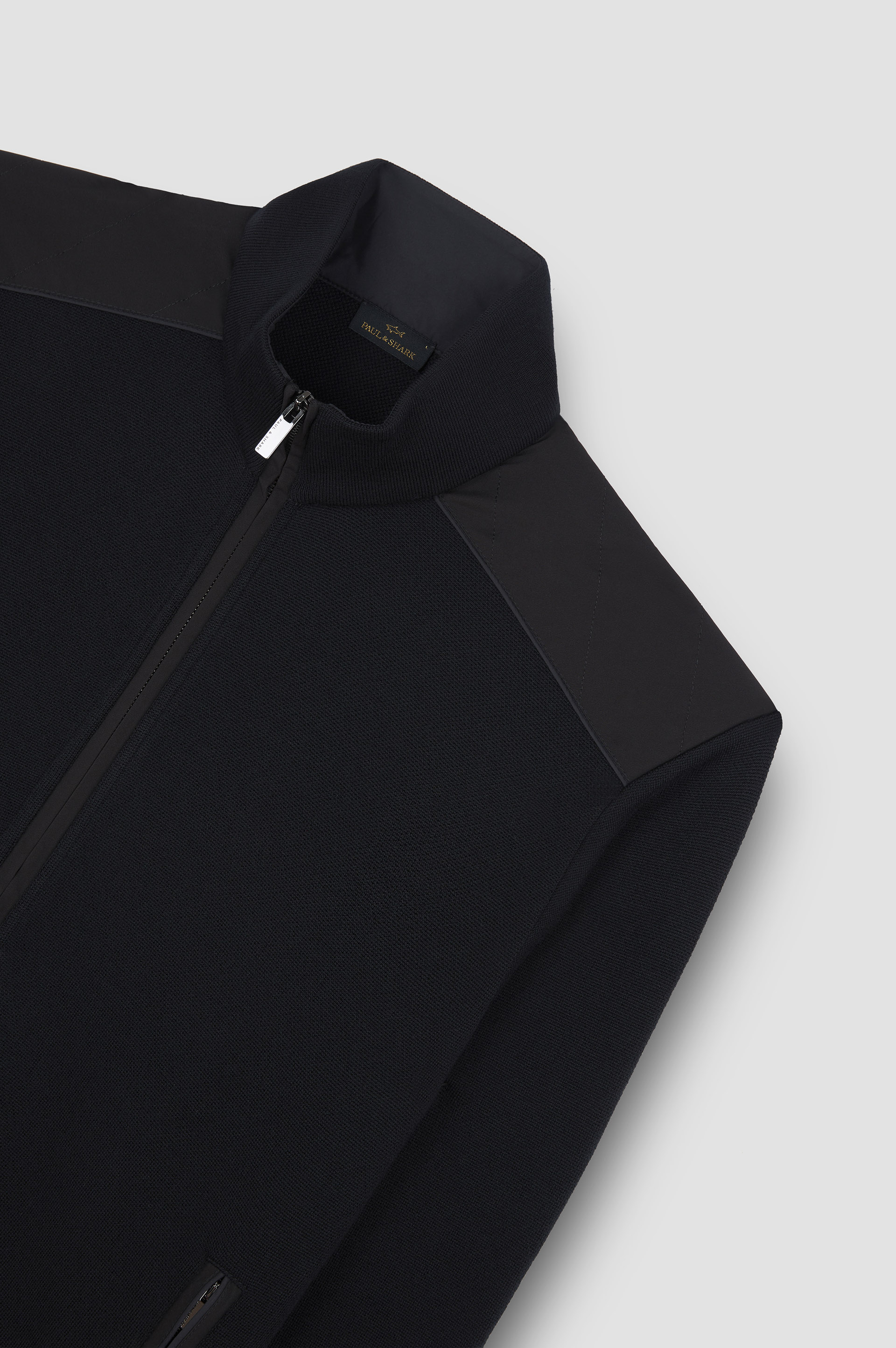 Soft Cool Touch wool zip-up sweater with Typhoon® Platinum details image number 5