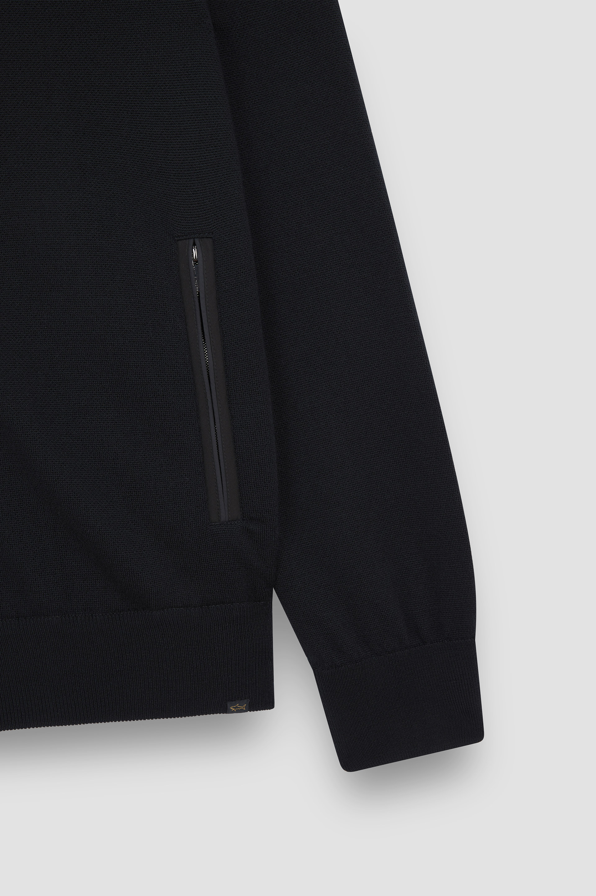 Soft Cool Touch wool zip-up sweater with Typhoon® Platinum details image number 7